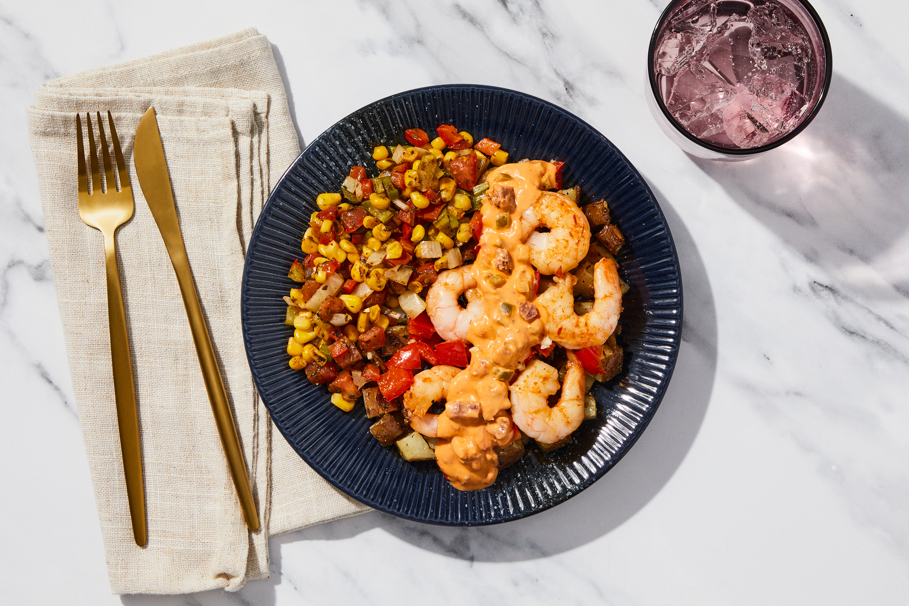 Shrimp & Andouille Tomato Gravy