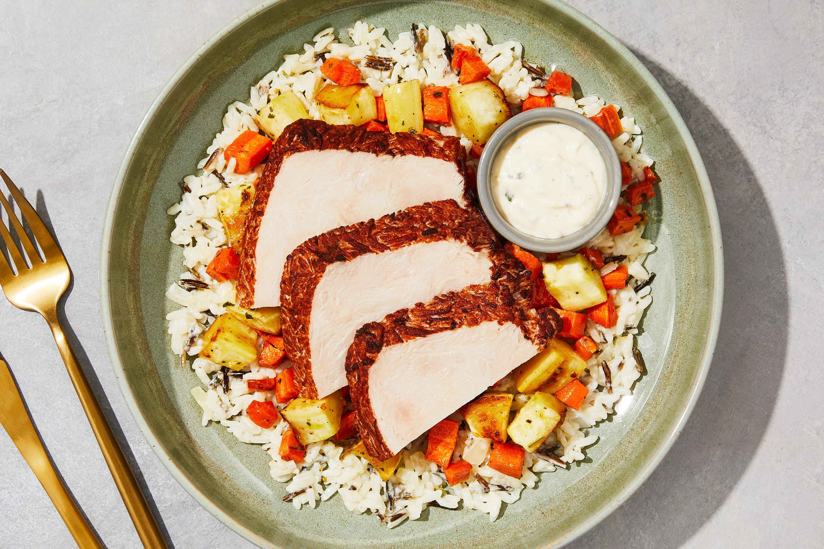 Sliced Turkey & Gournay Wild Rice