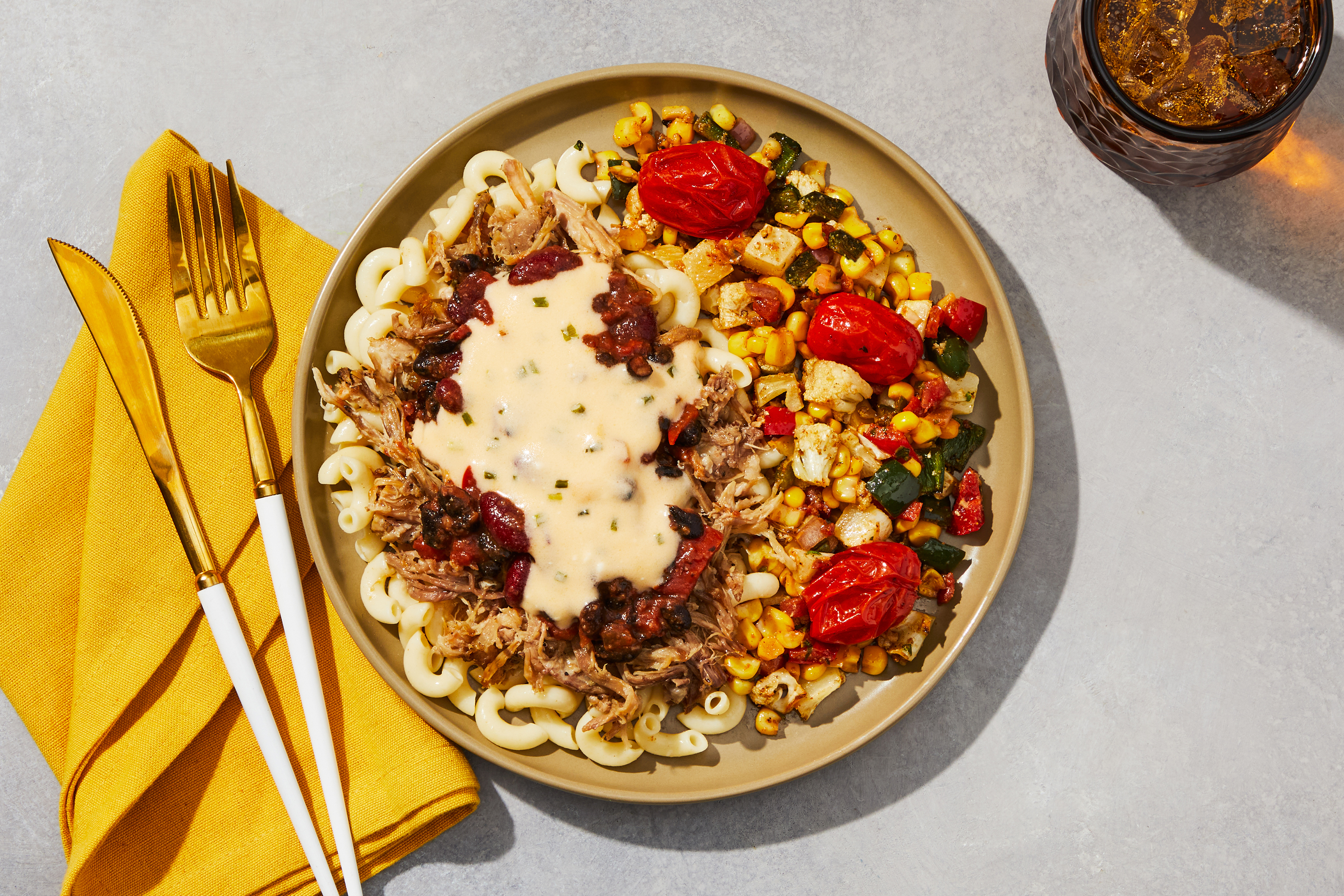 Pulled Pork Chili Cheese Mac