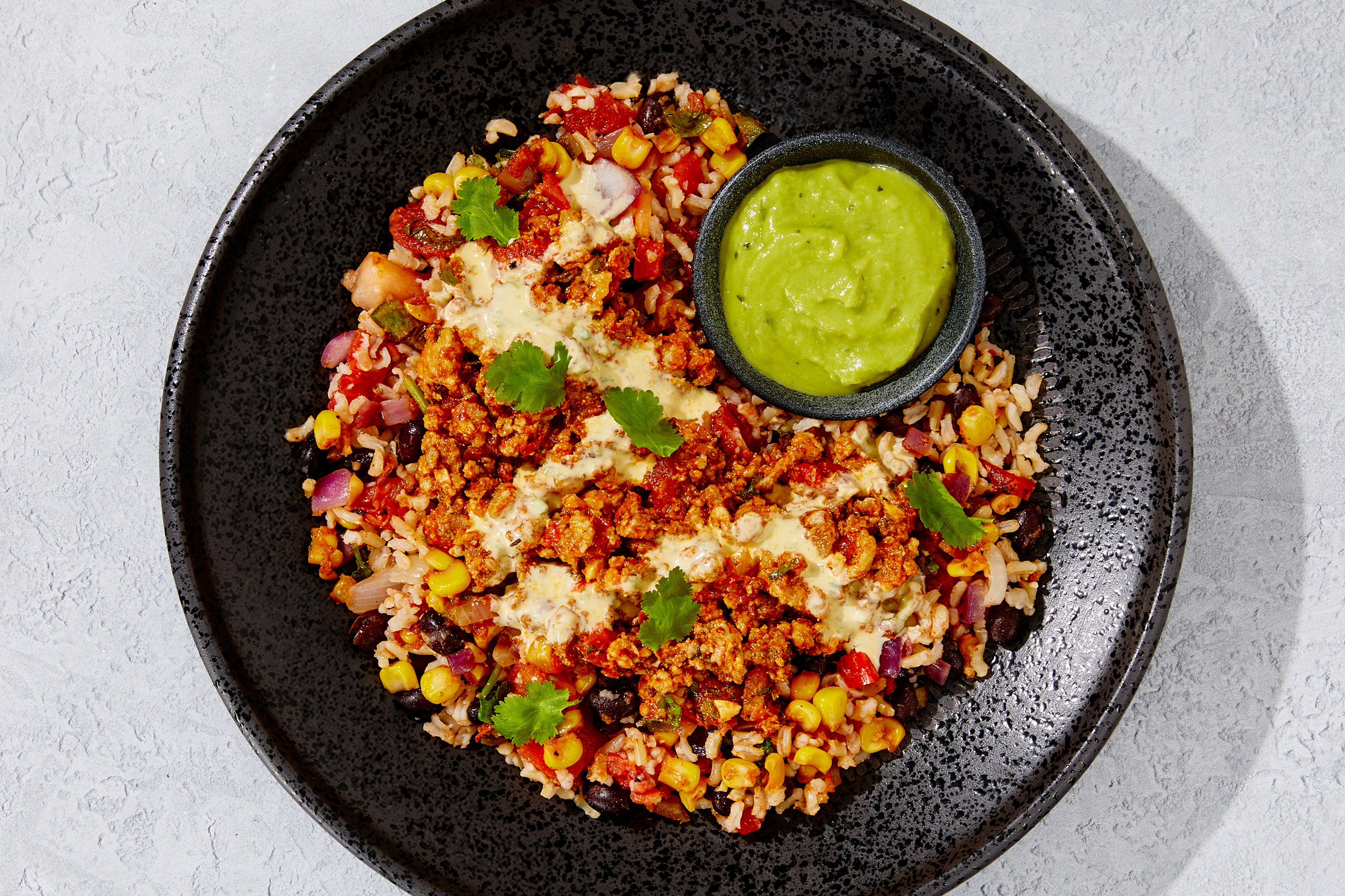 Chorizo & Guacamole Taco Bowl