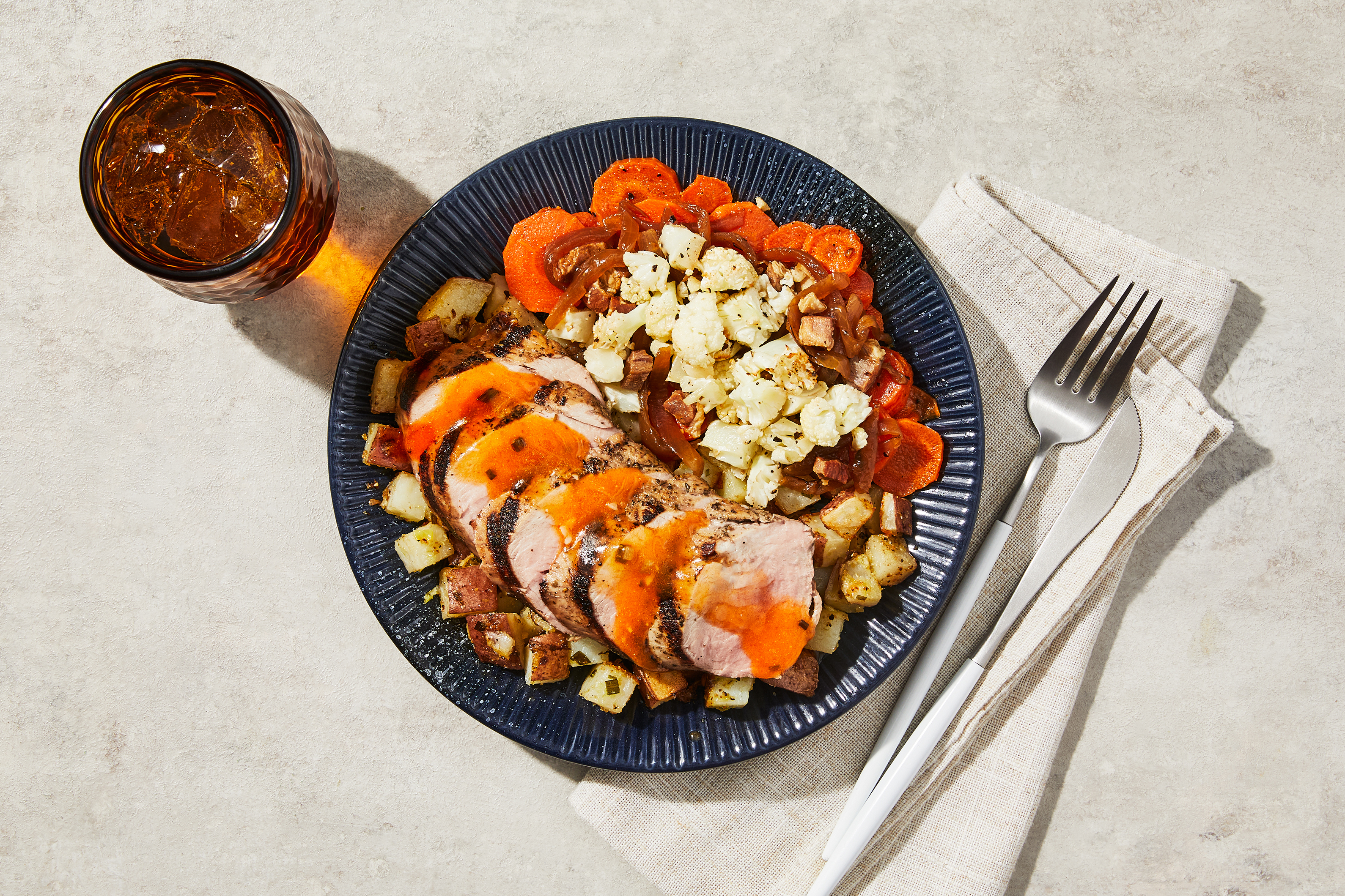 Pork Tenderloin & Honey Butter Sauce