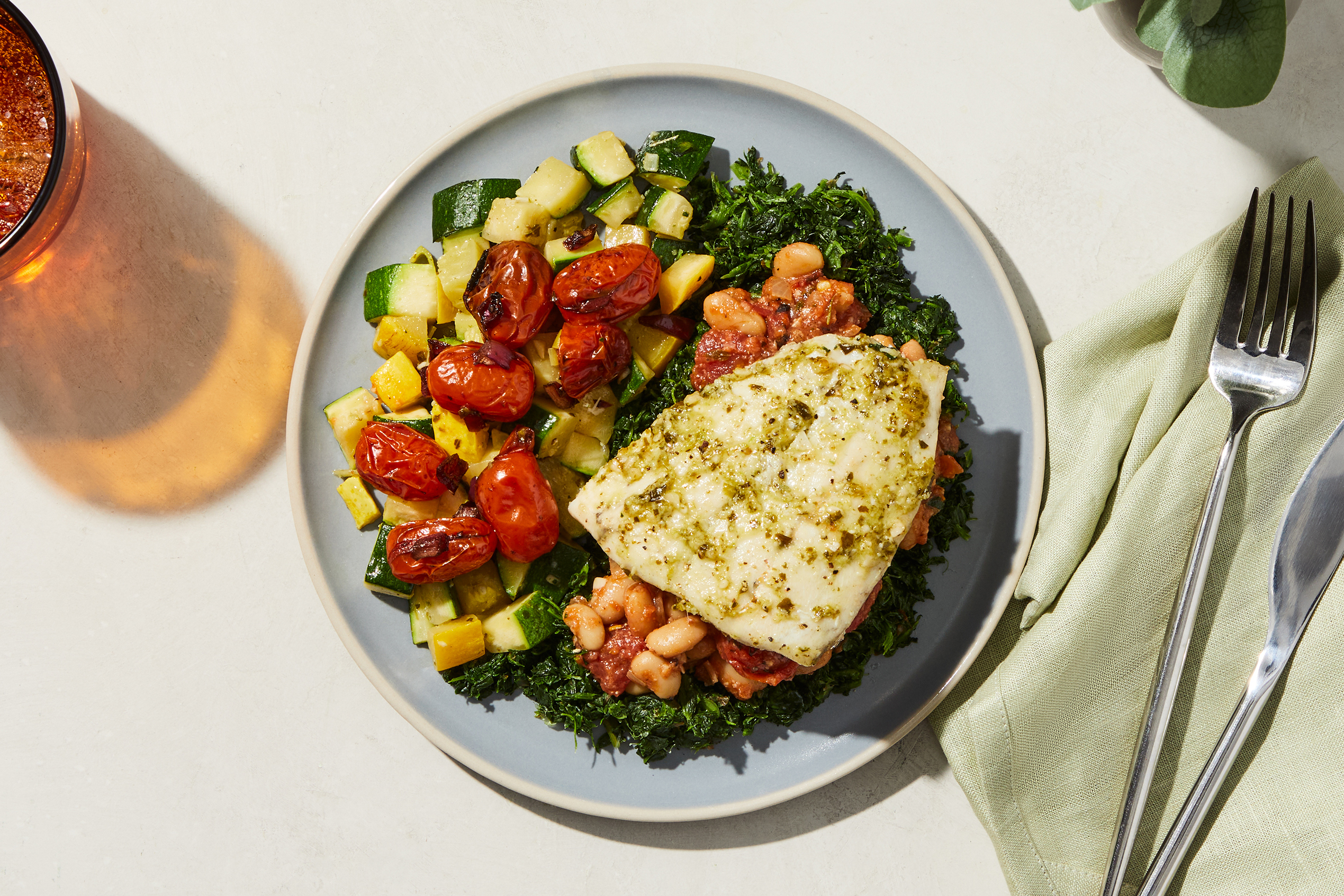 Tuscan-Style Barramundi & Beans