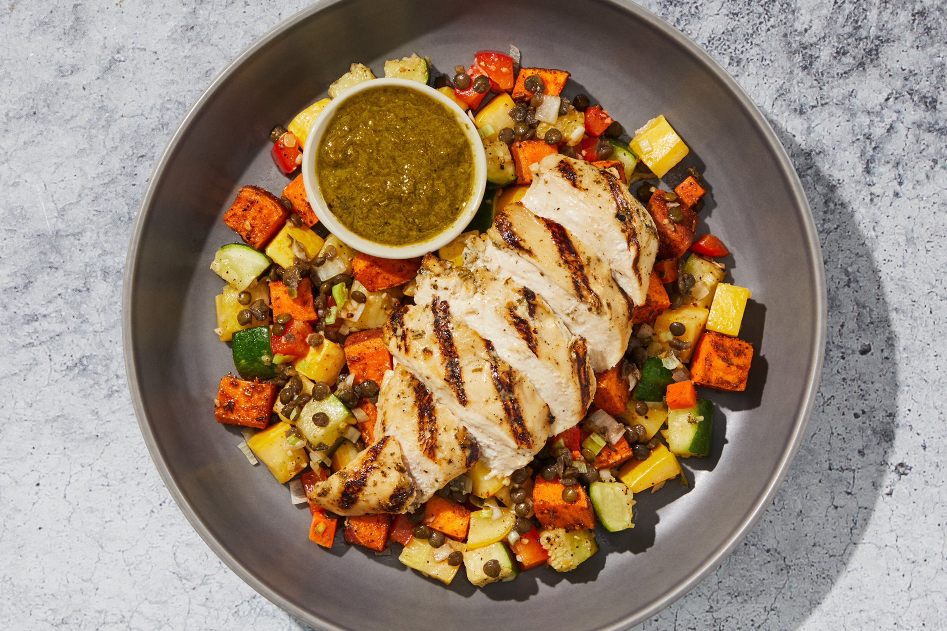 Chermoula Chicken & Lentils