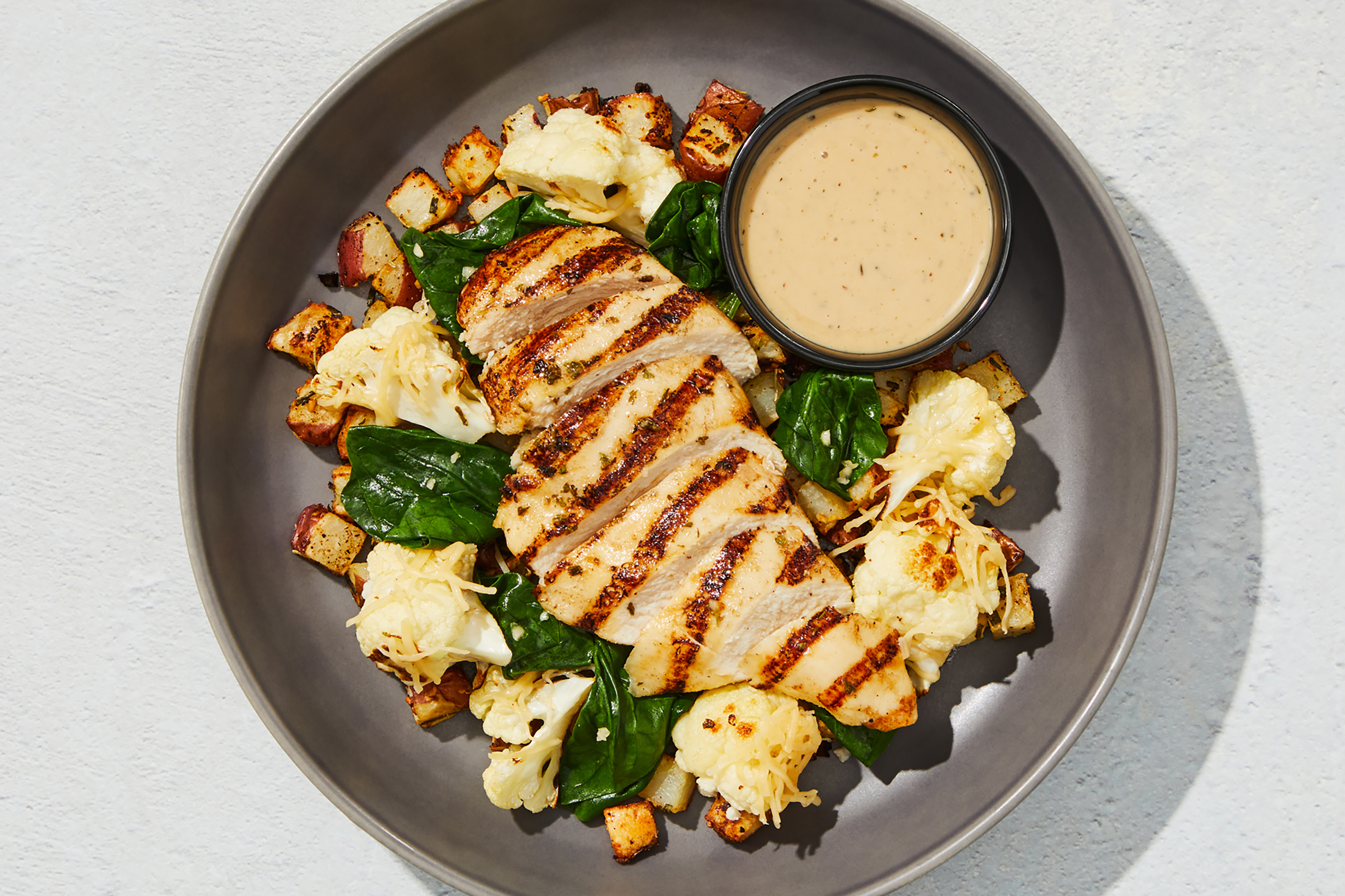 Truffle Jus Spinach Chicken