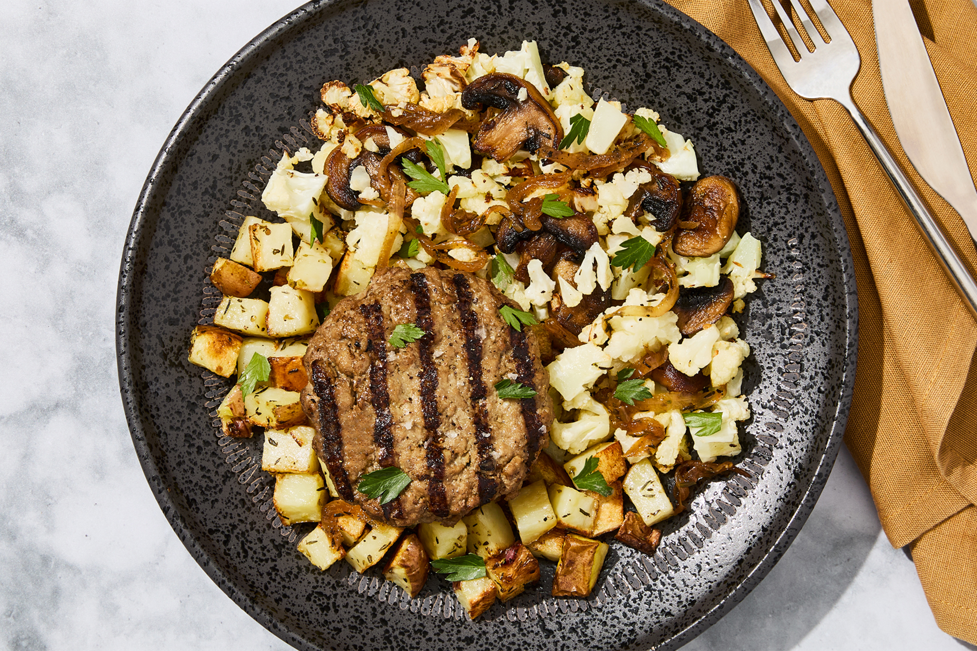 Truffle Mushroom Burger