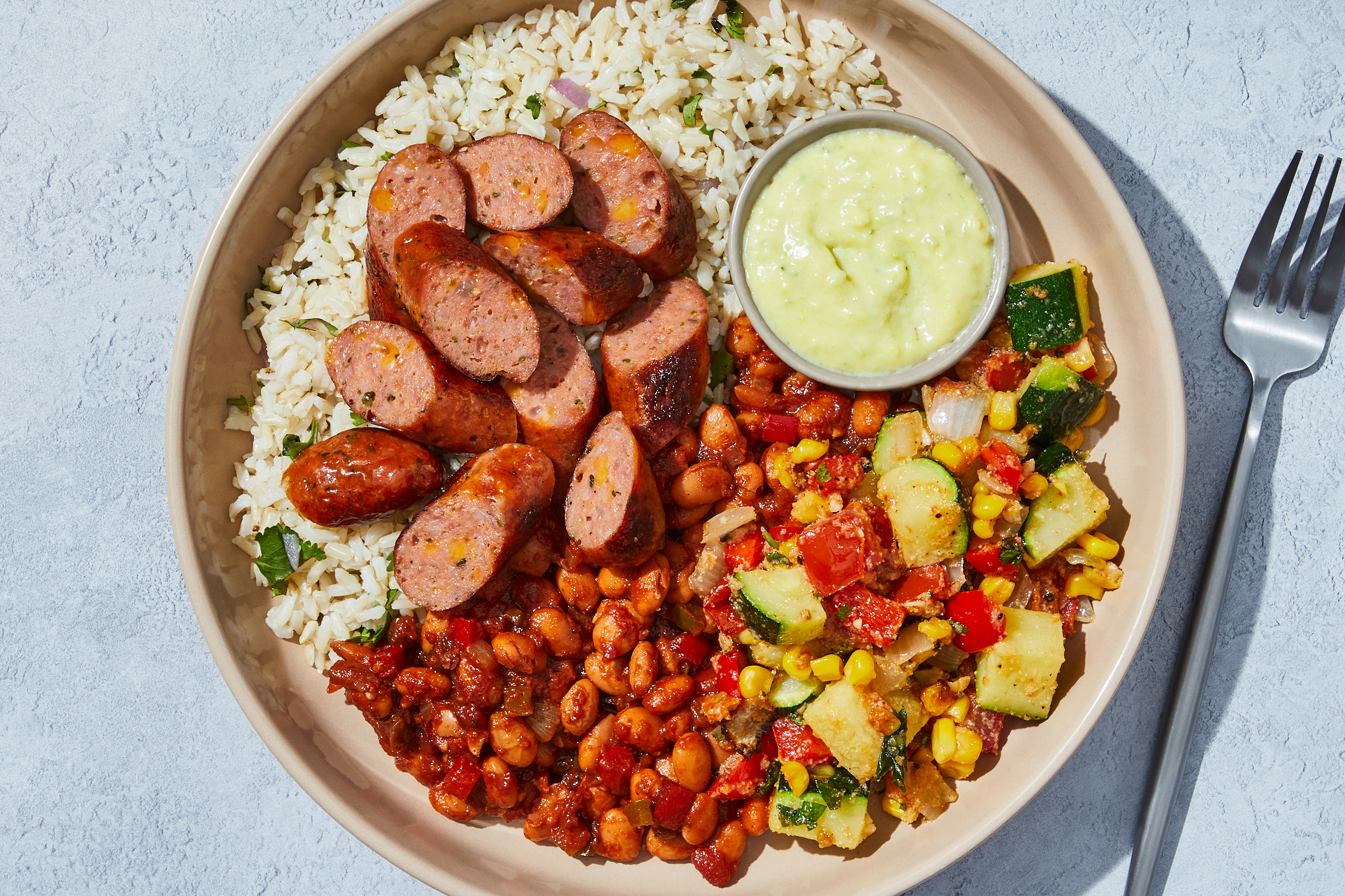 Jalapeno Queso Bison-Pork Sausage