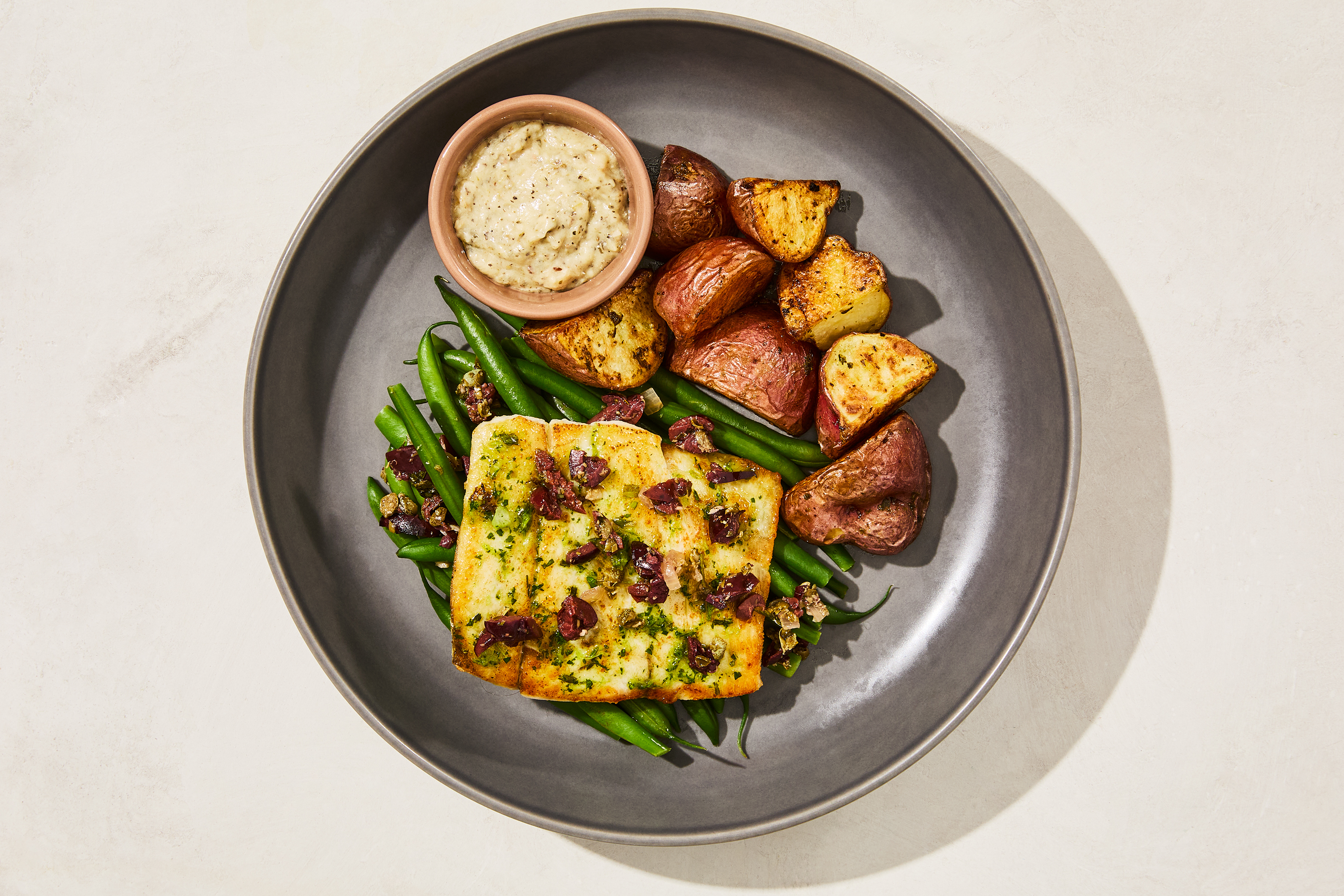 Barramundi & Kalamata Olive Nicoise