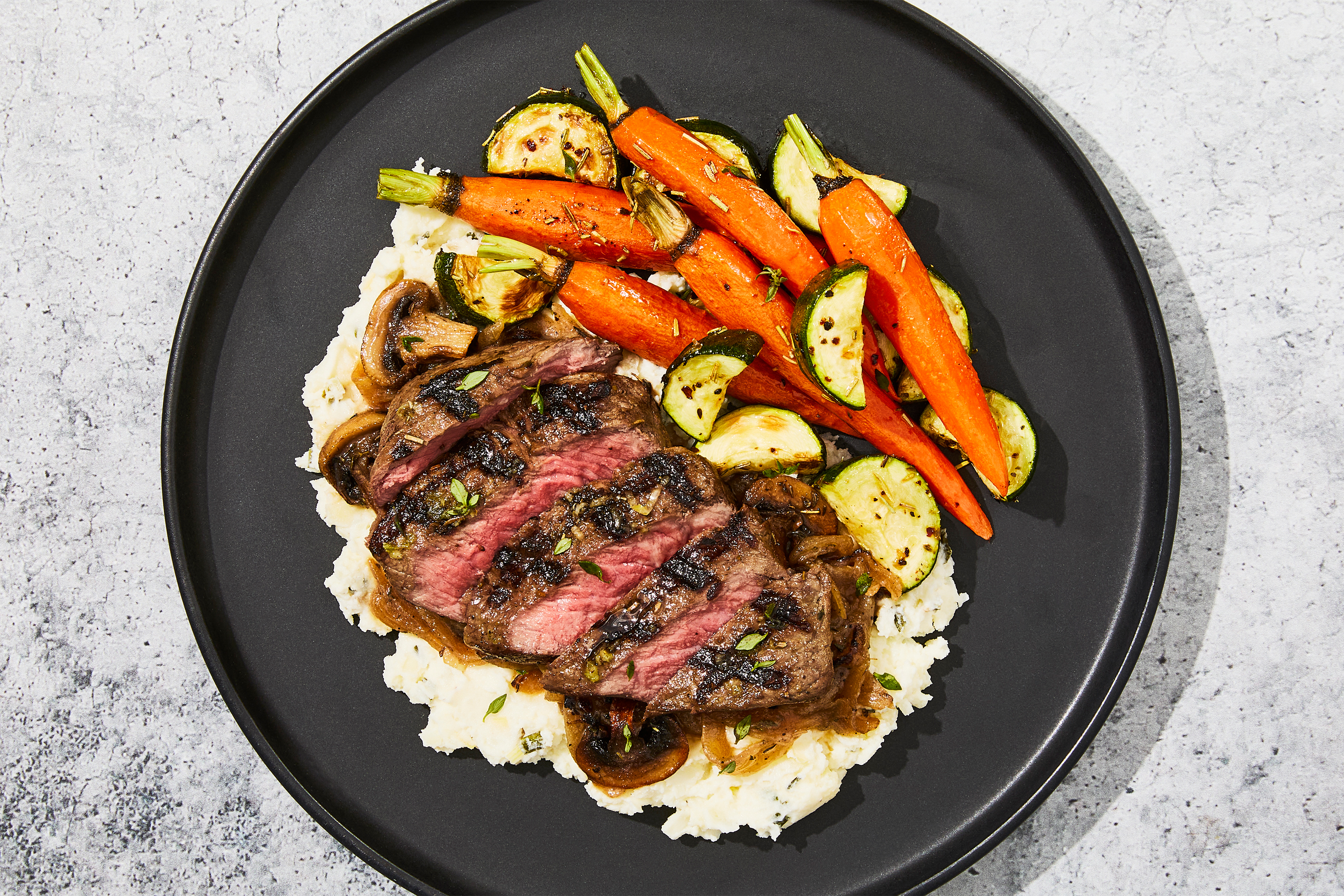 Caramelized Onion & Mushroom Filet Mignon