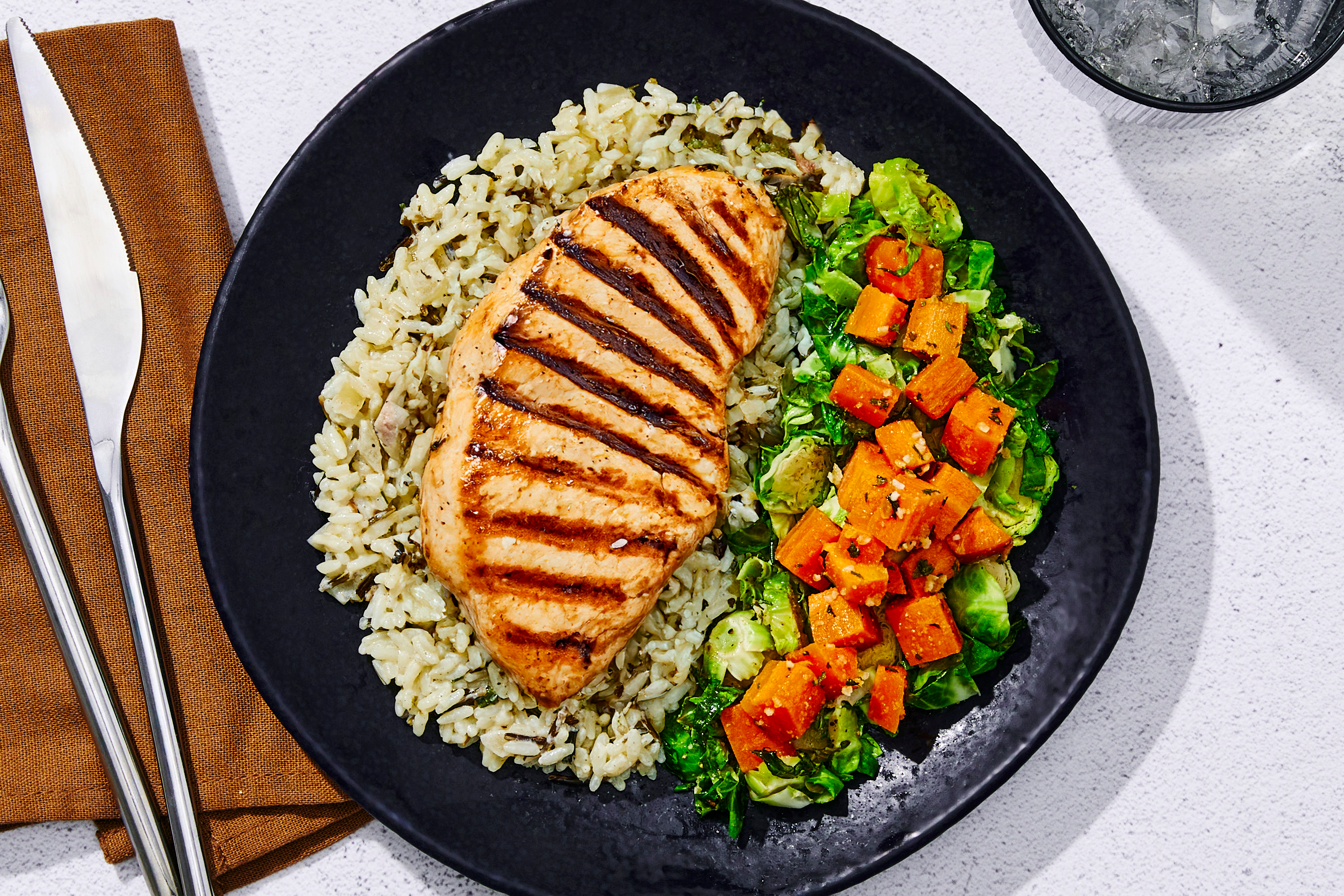 Chicken Jus Lie & Wild Rice