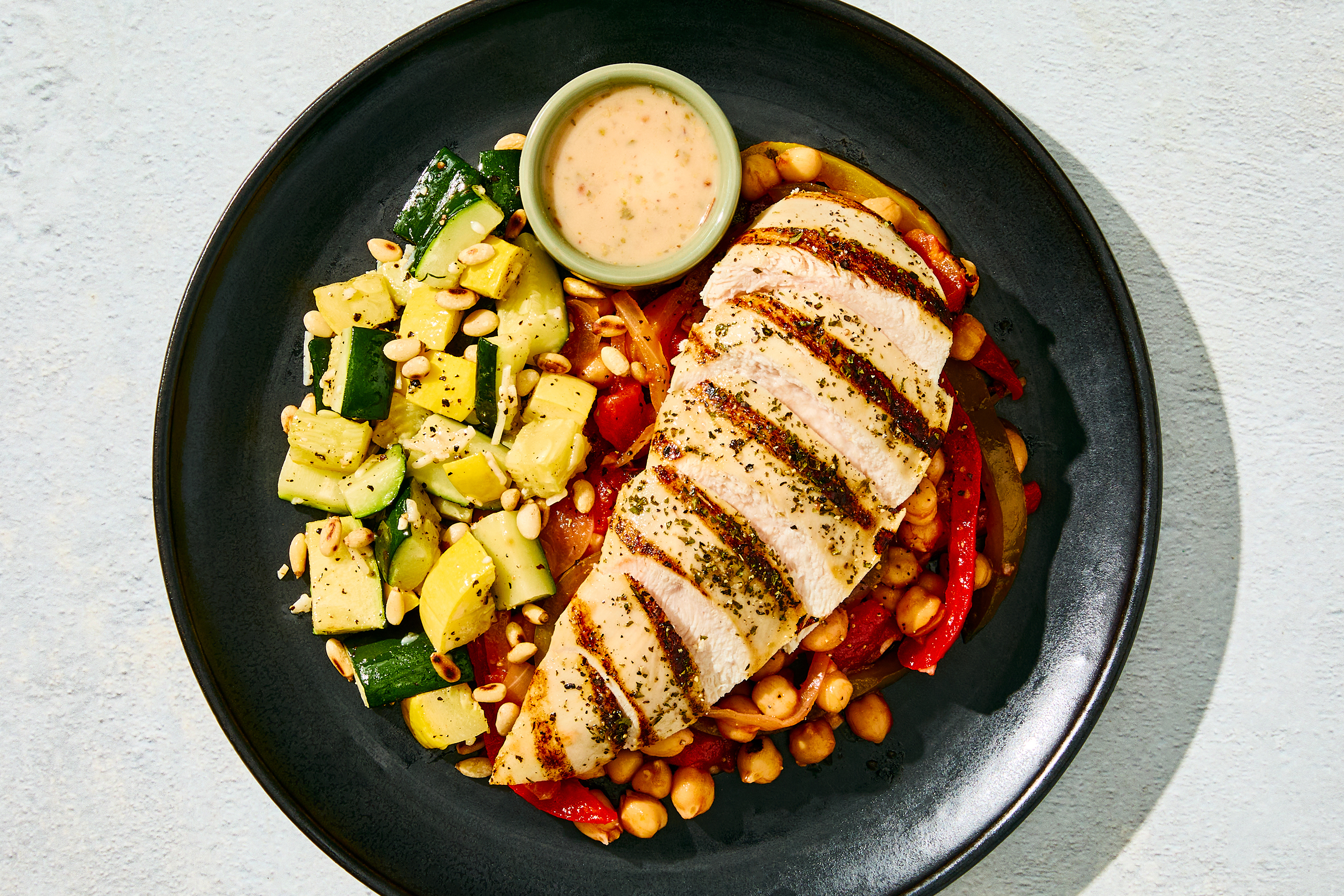 Chicken Scarpariello & Chickpeas