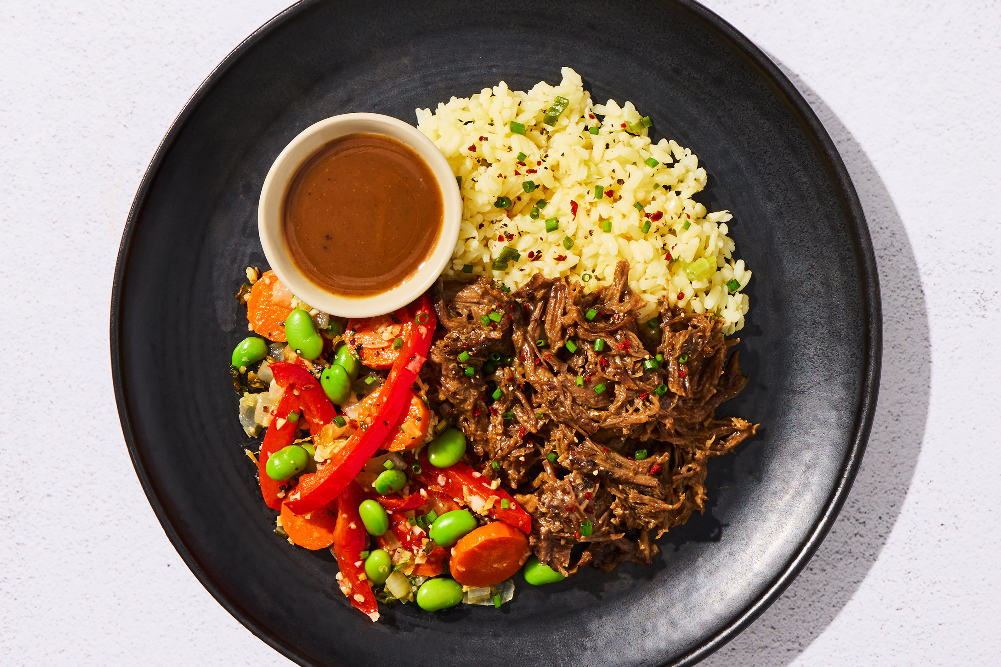 Five-Spice Pulled Beef Bowl