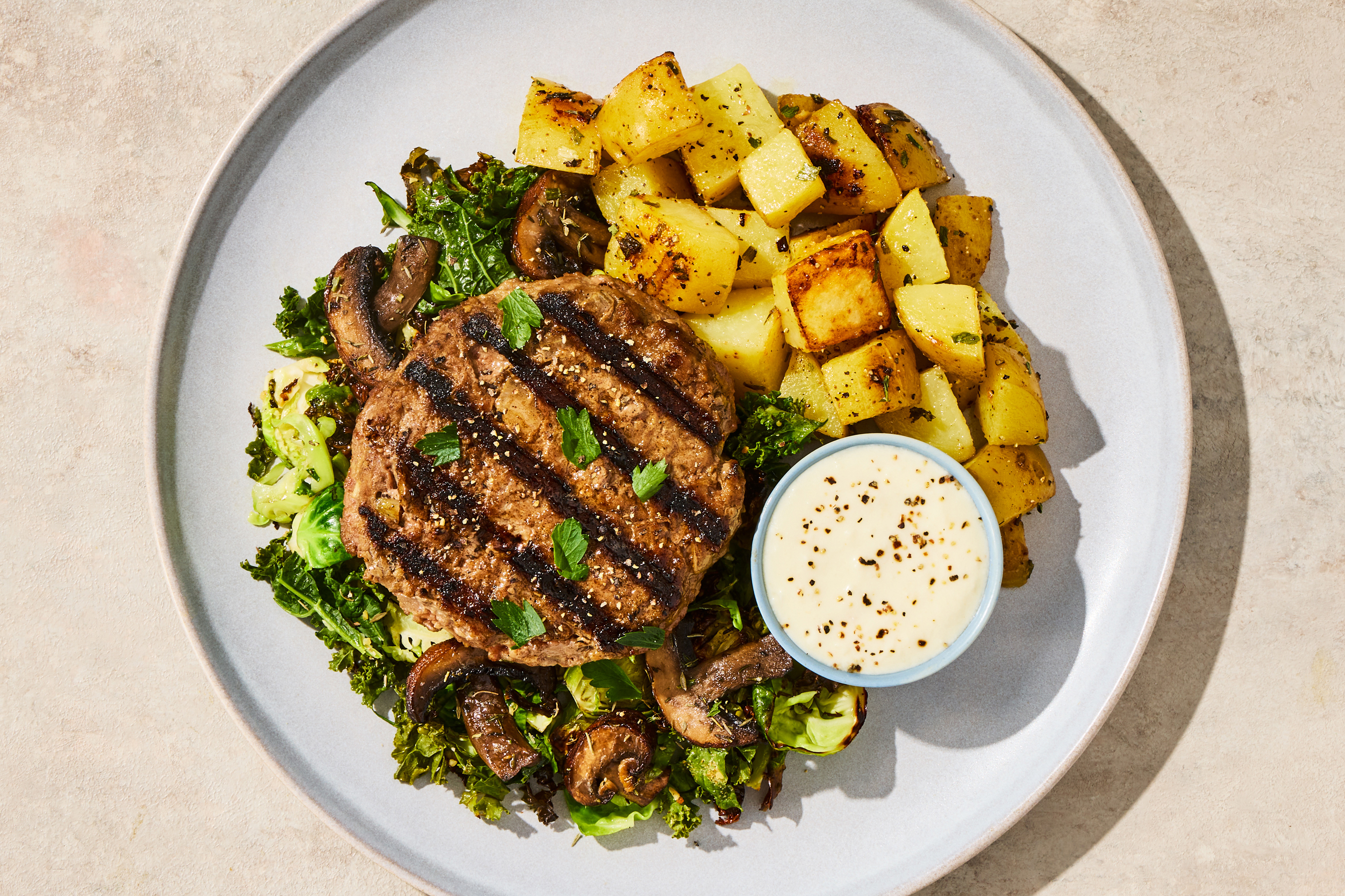 Mushroom & Swiss Burger