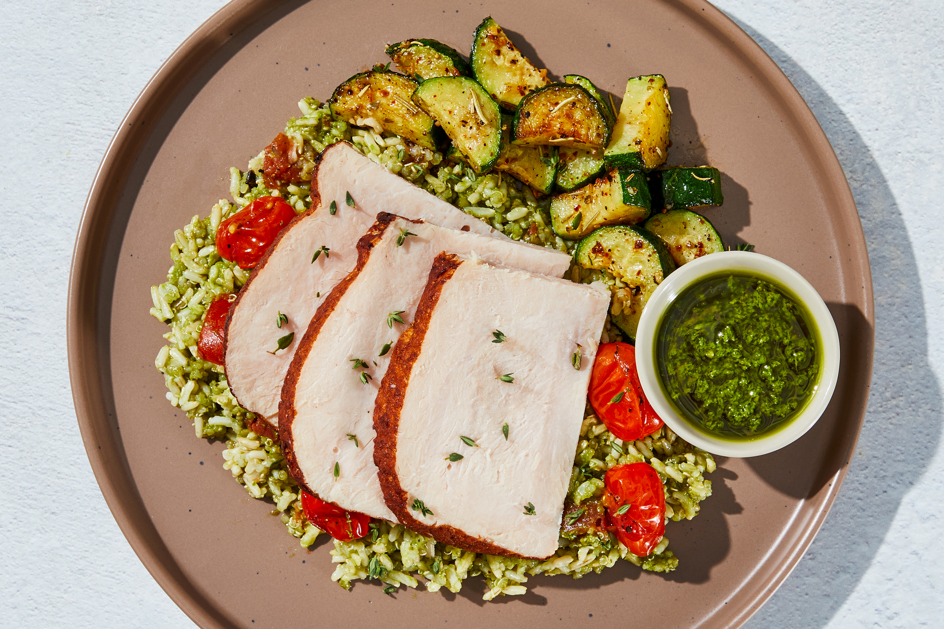 Pesto Turkey & Roasted Tomatoes