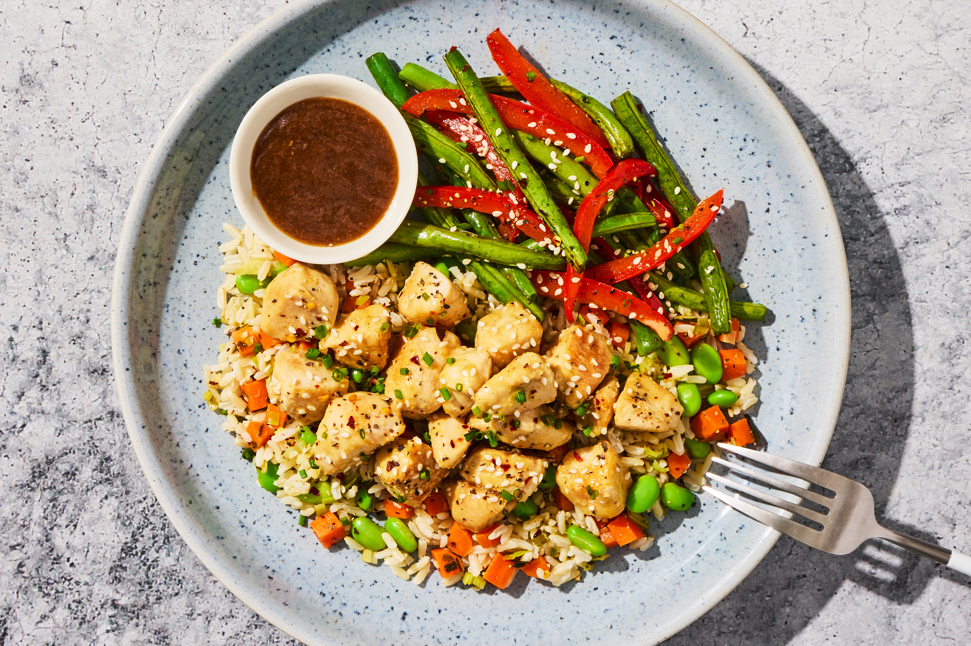 Sweet Soy-Ginger Chicken Bowl