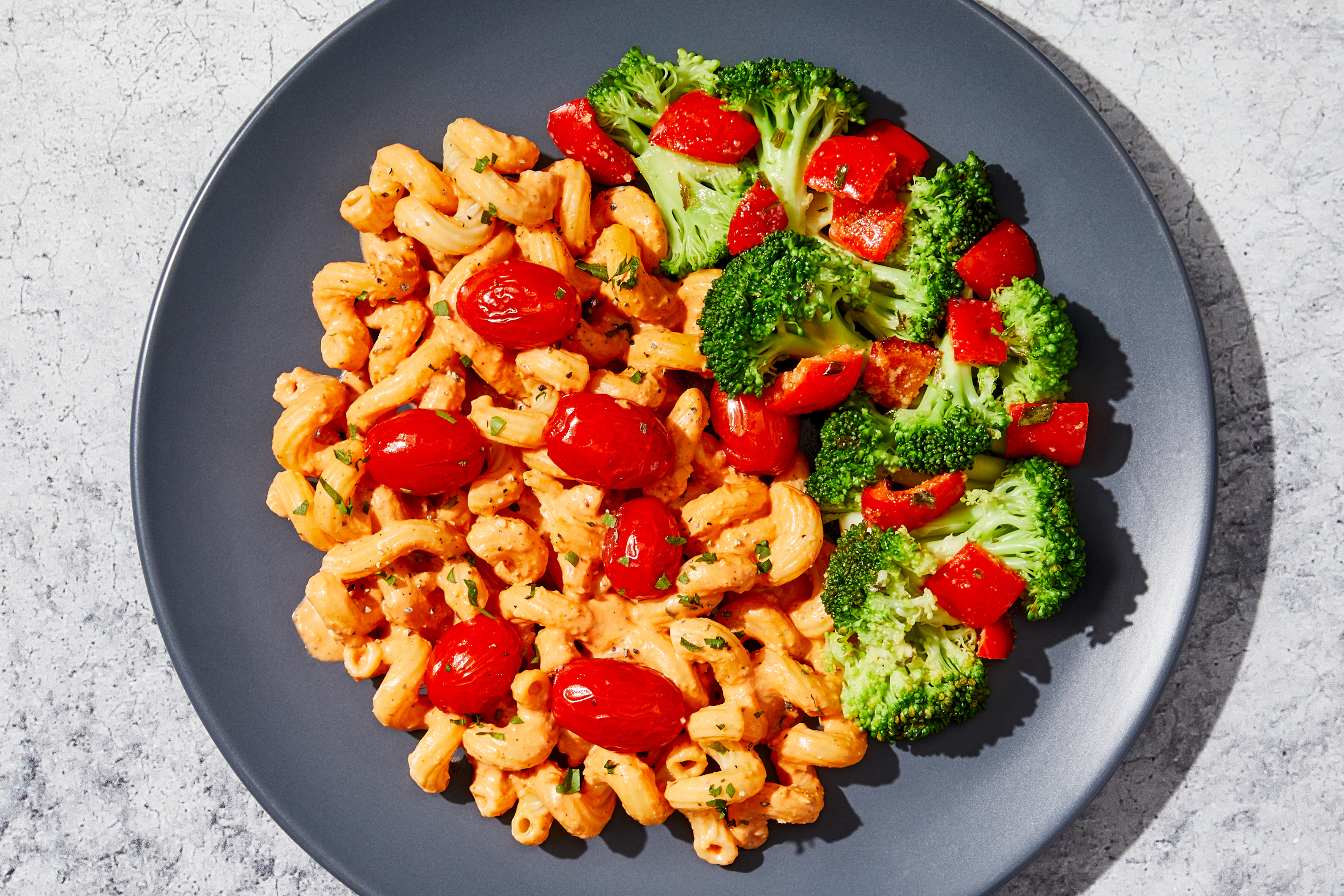 Baked Tomato Feta Cavatappi