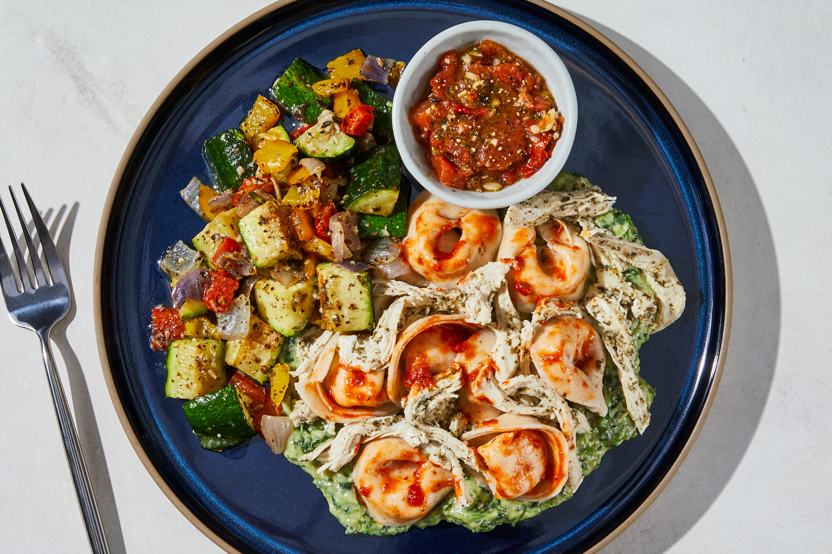 Pesto Chicken Tortellini