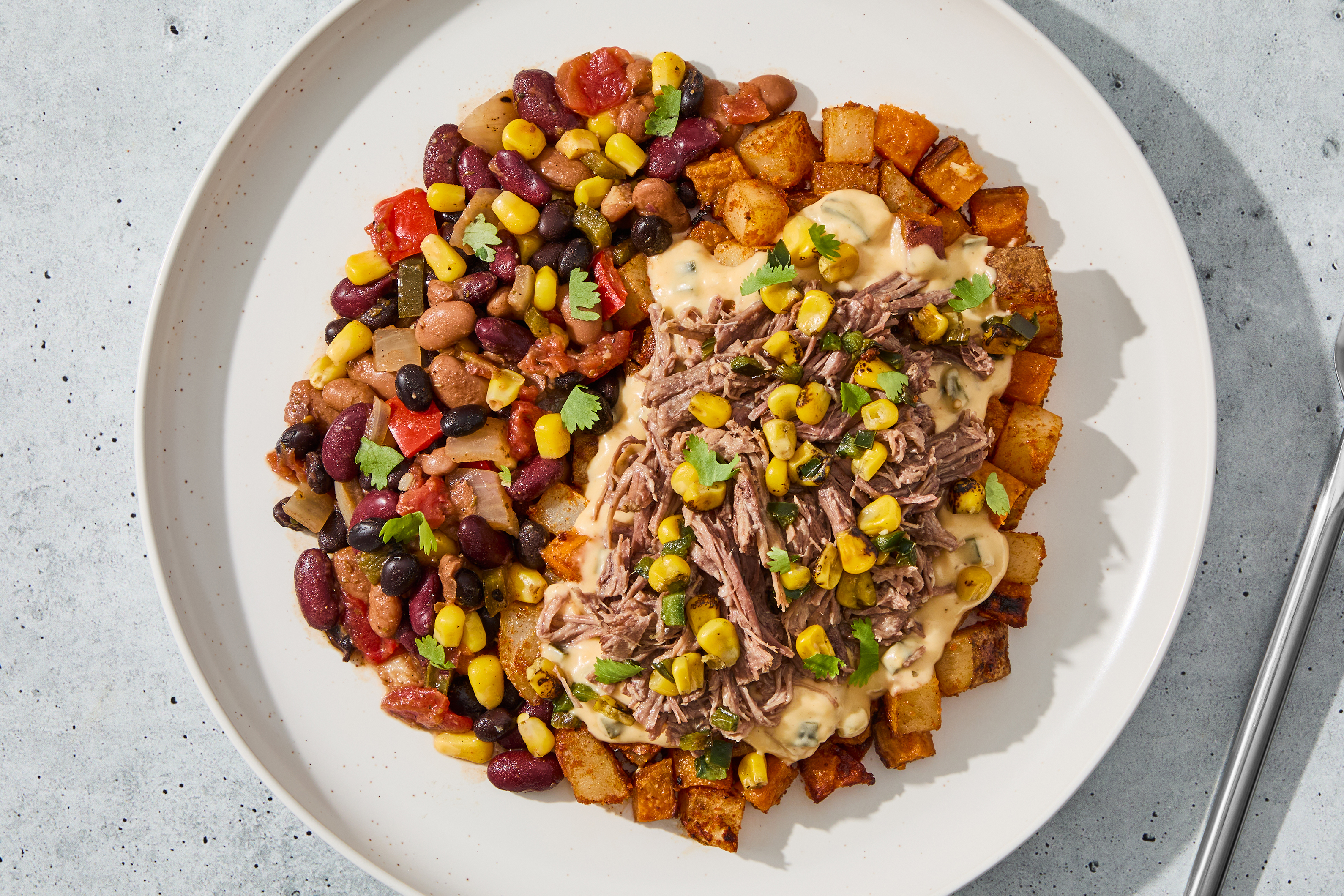 Green Chile Queso Shredded Beef