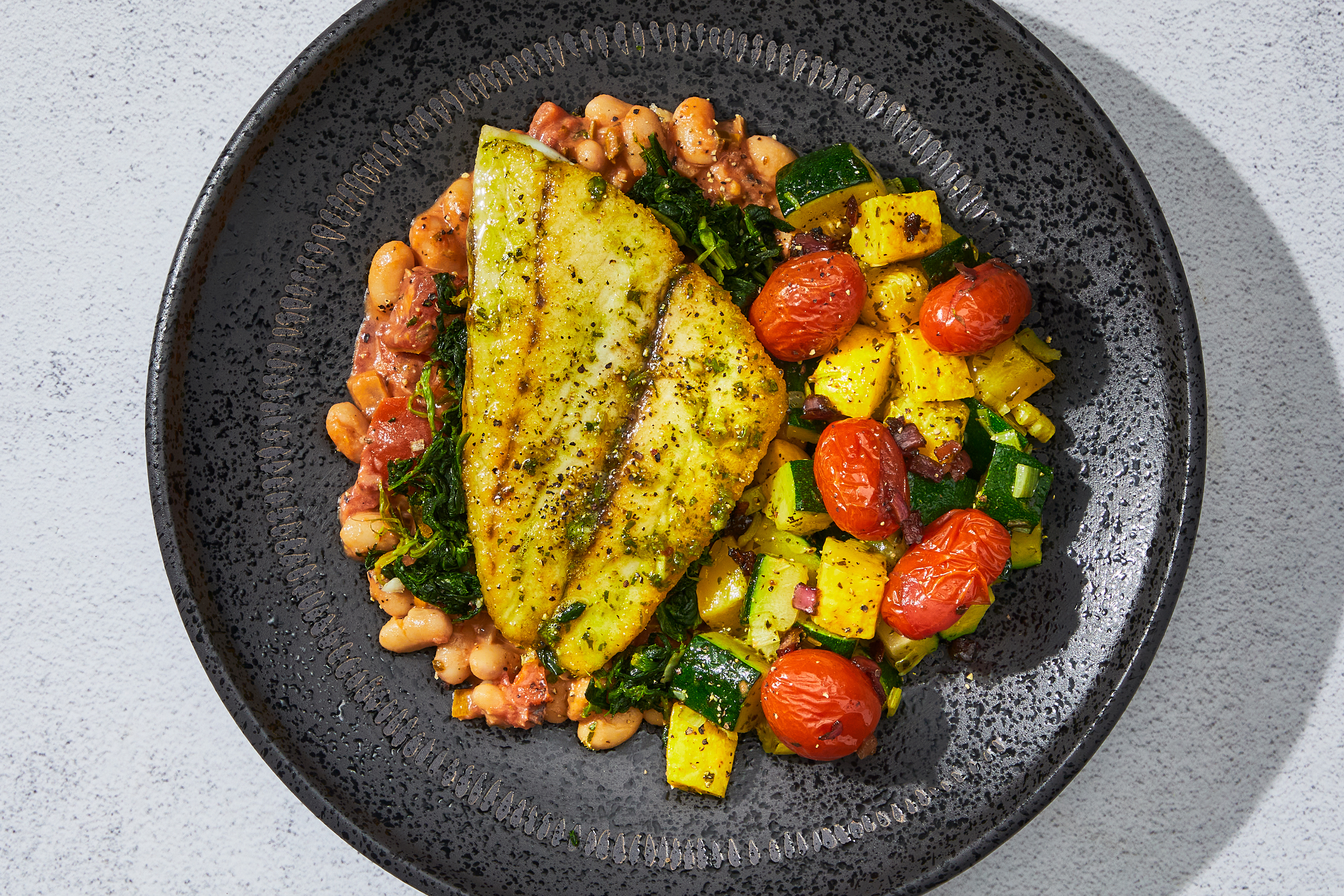 Tuscan Barramundi & Beans