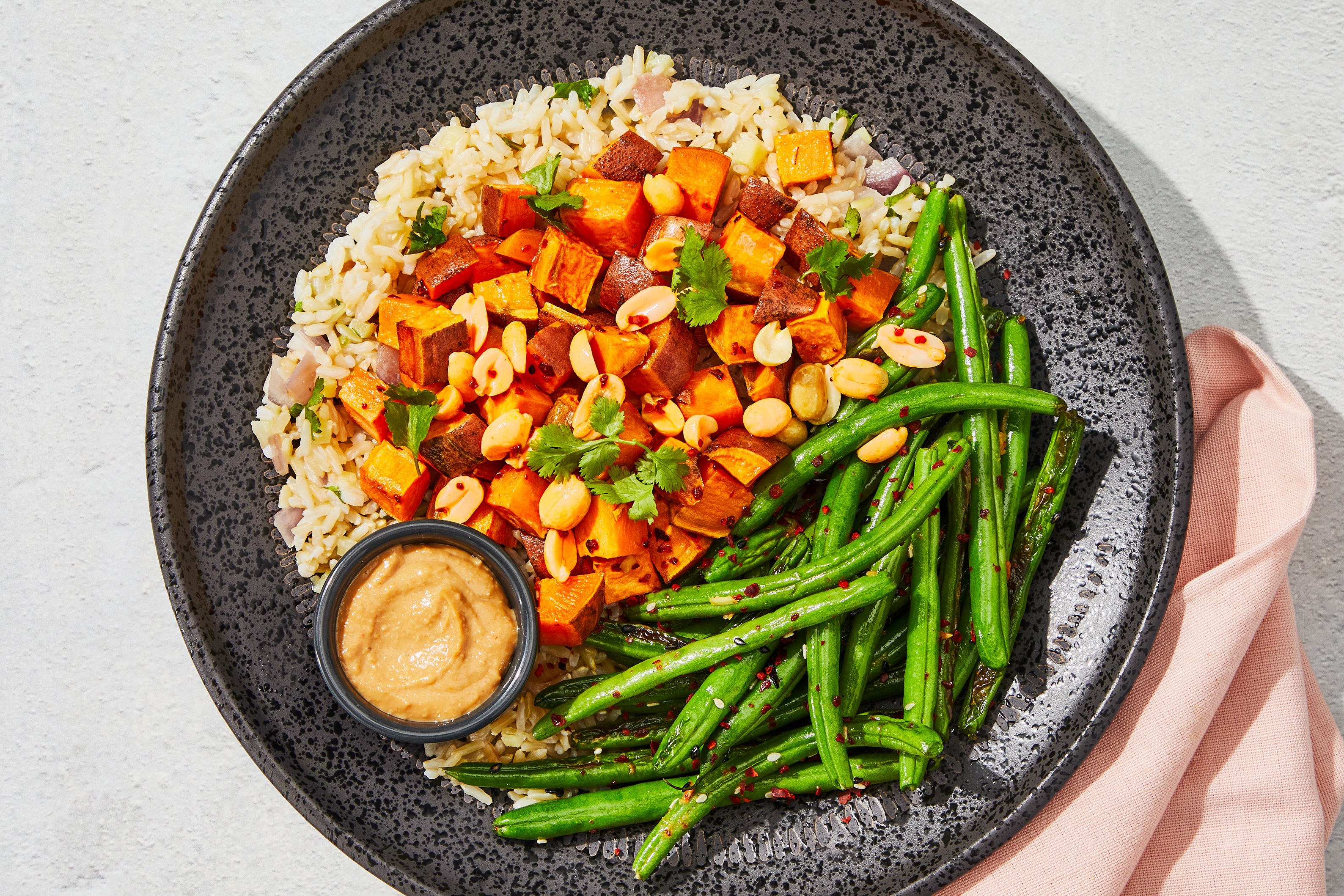 Spicy Peanut Sweet Potato Saute