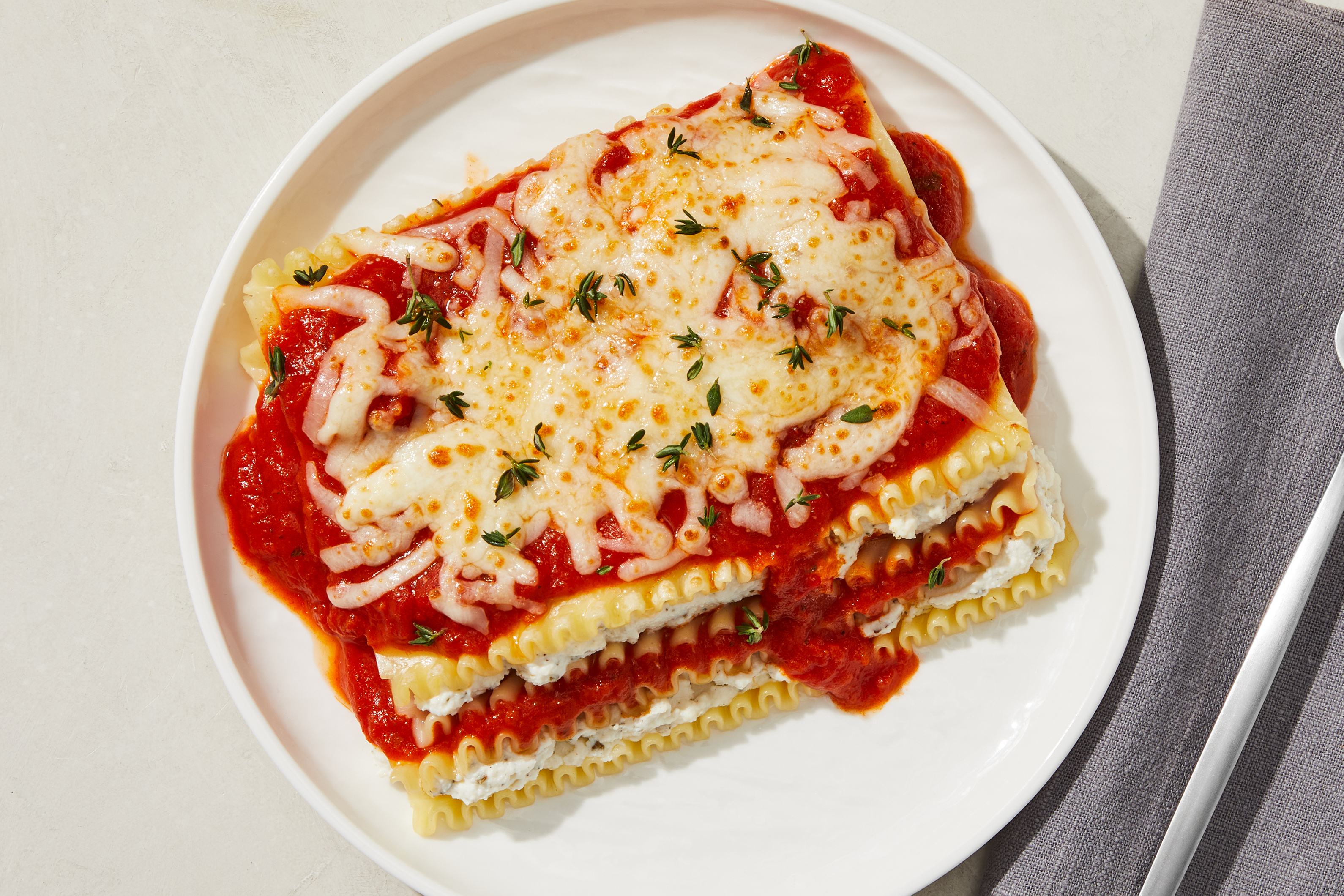 Three Cheese Italian Lasagna