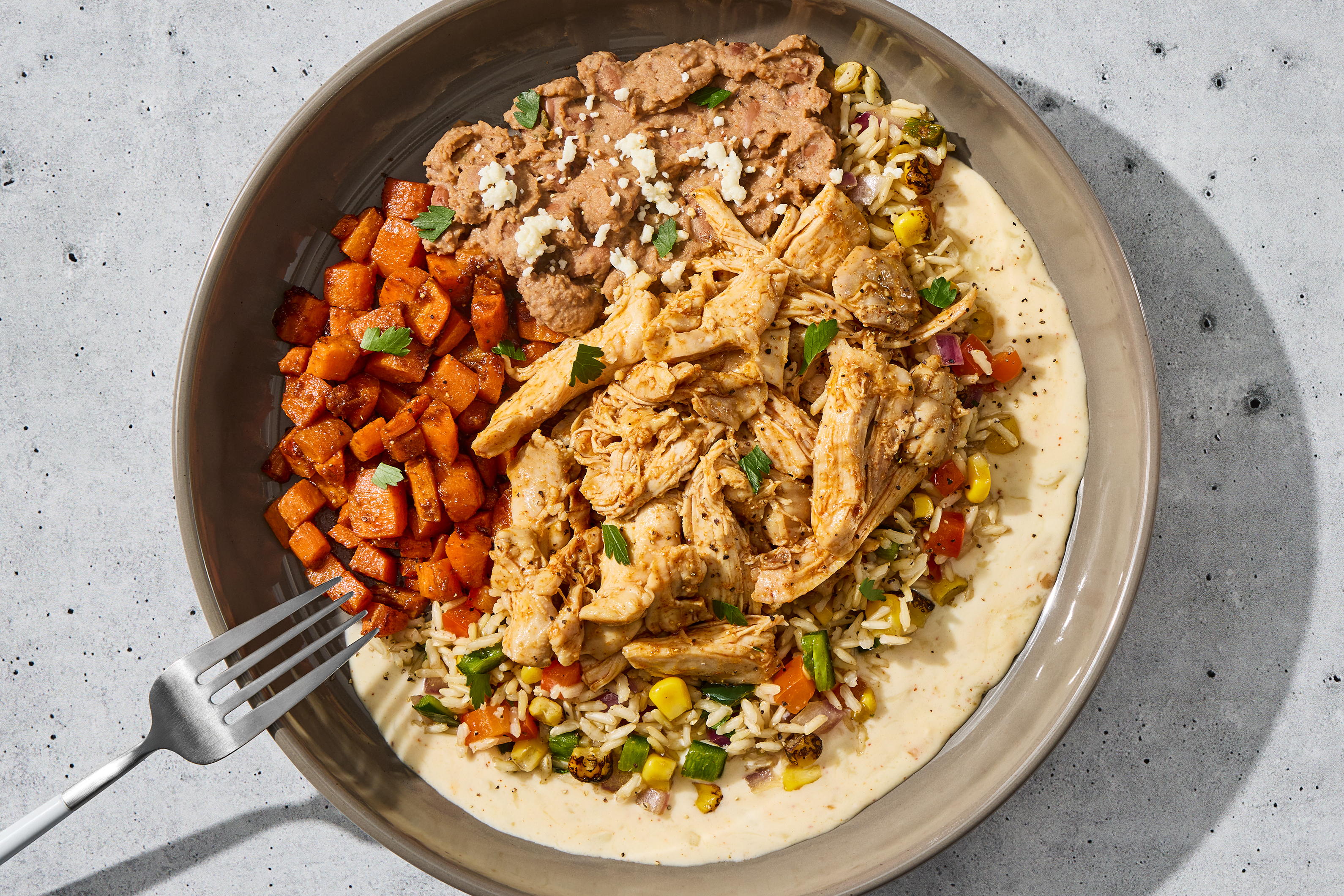 Spicy Queso Chicken Thighs