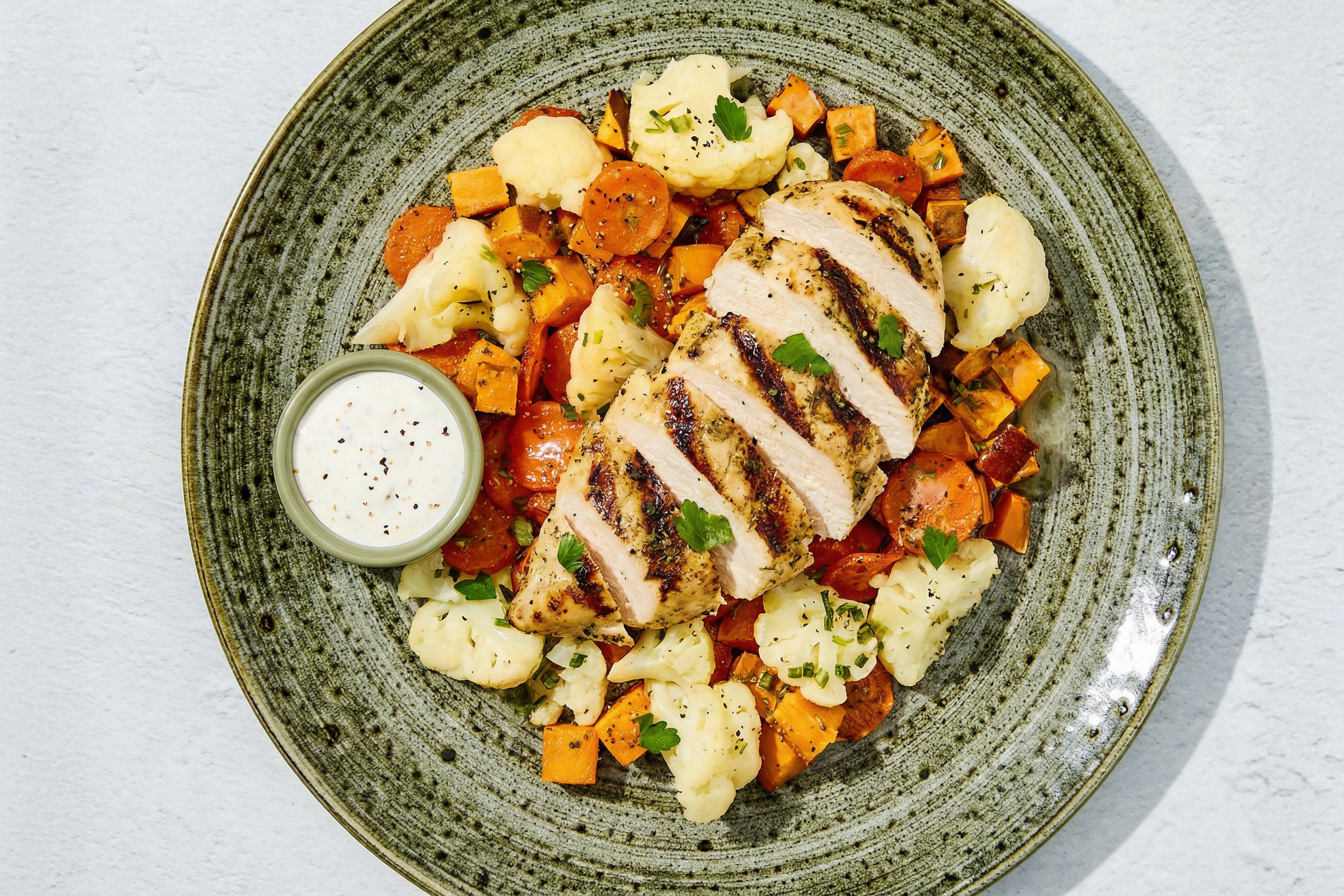 Mustard Crema Grilled Chicken