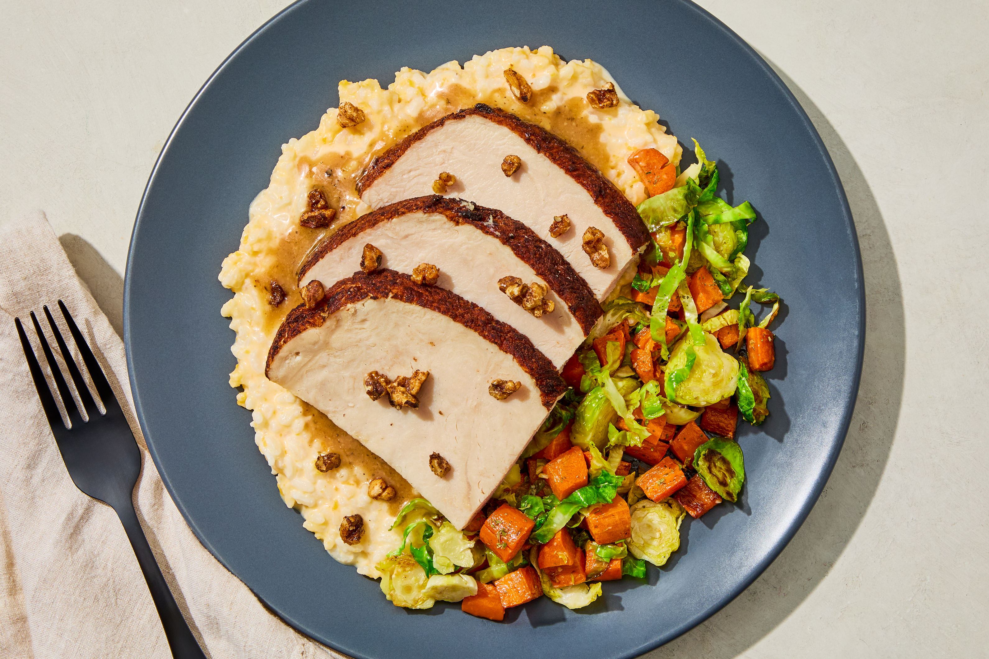 Maple-Walnut Turkey Power Plate