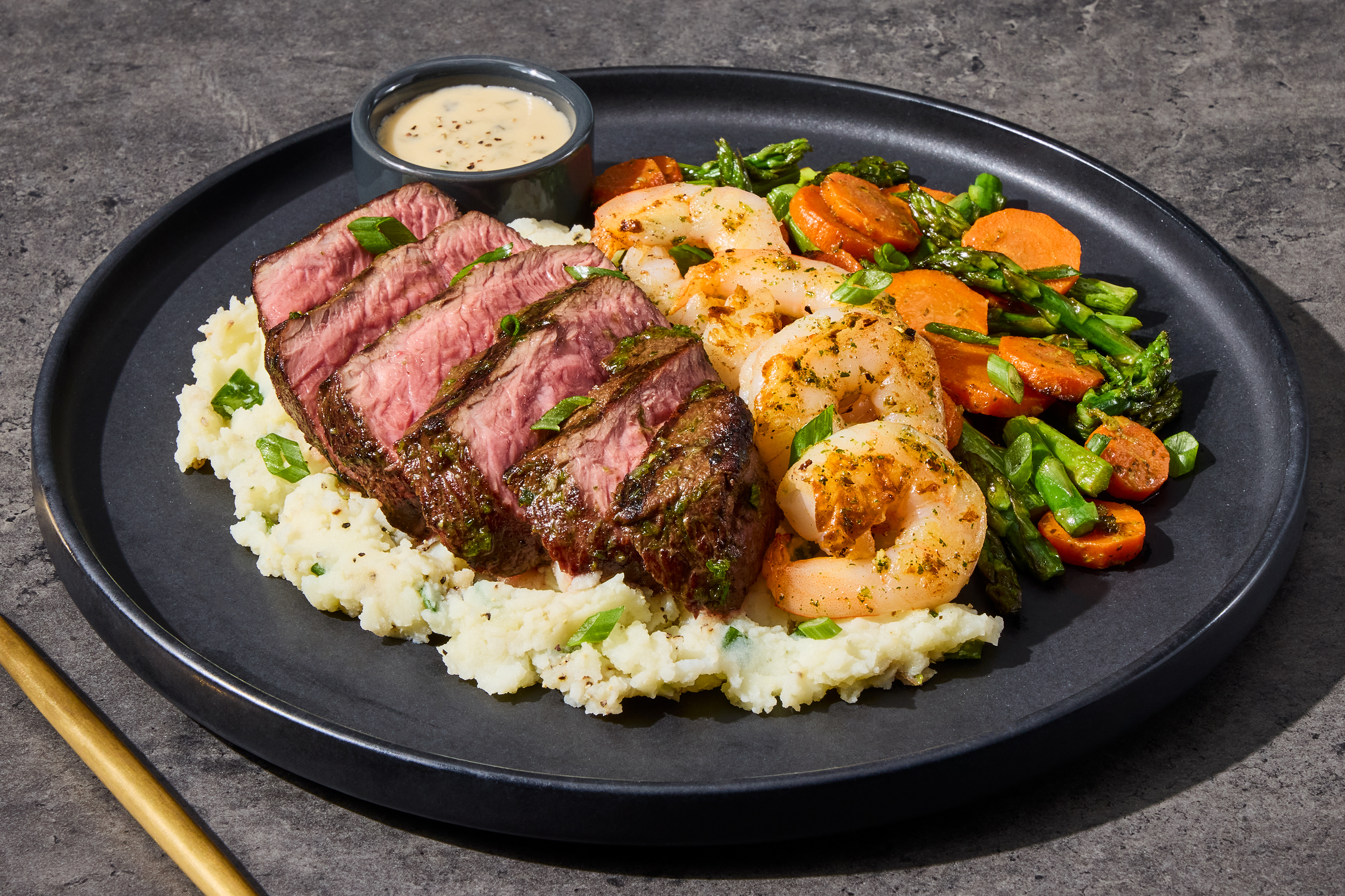 Classic Bearnaise Filet Mignon & Shrimp