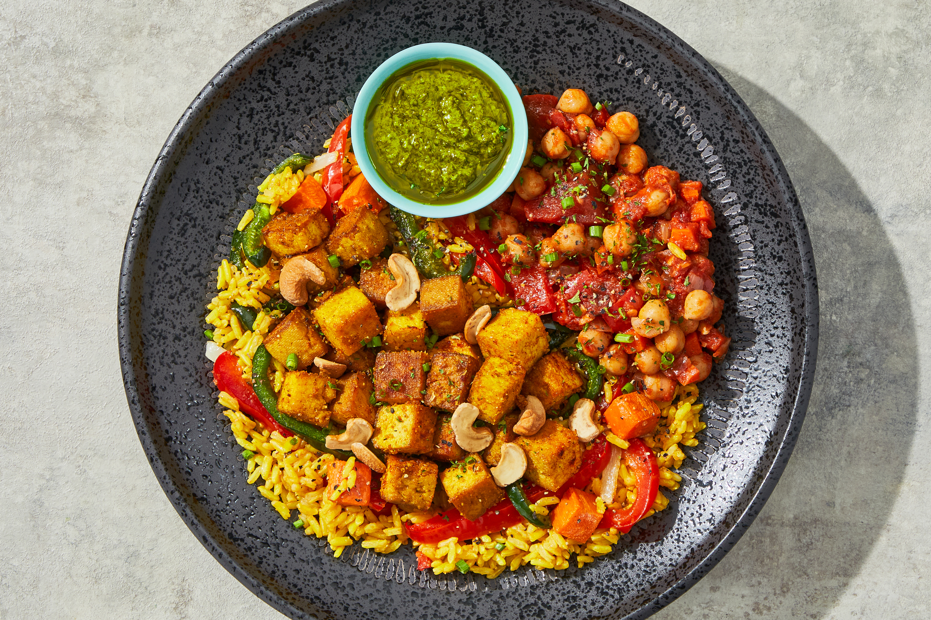 Moroccan-Style Tofu & Chickpeas