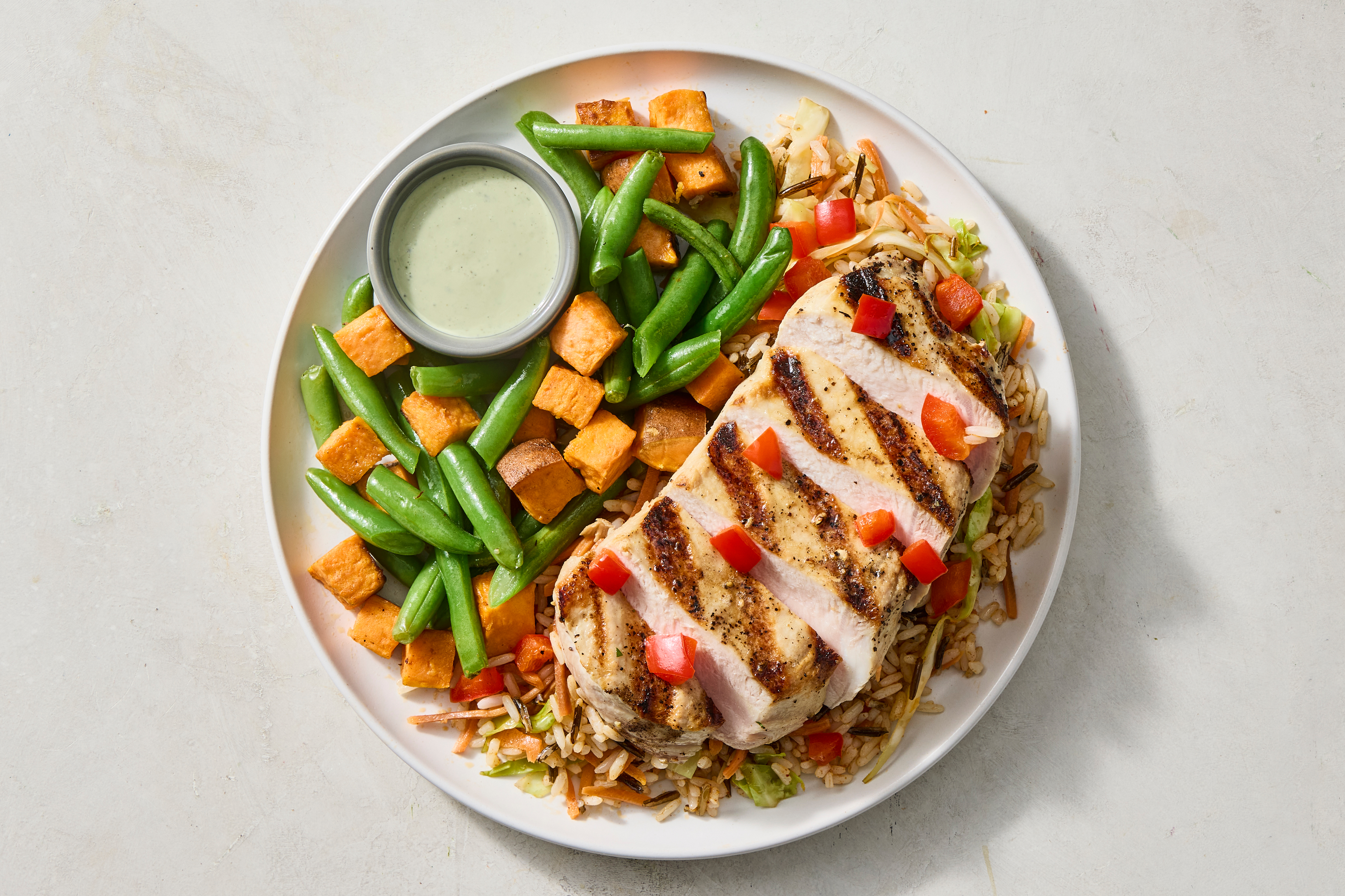 South African-Style Pork Chop & Wild Rice