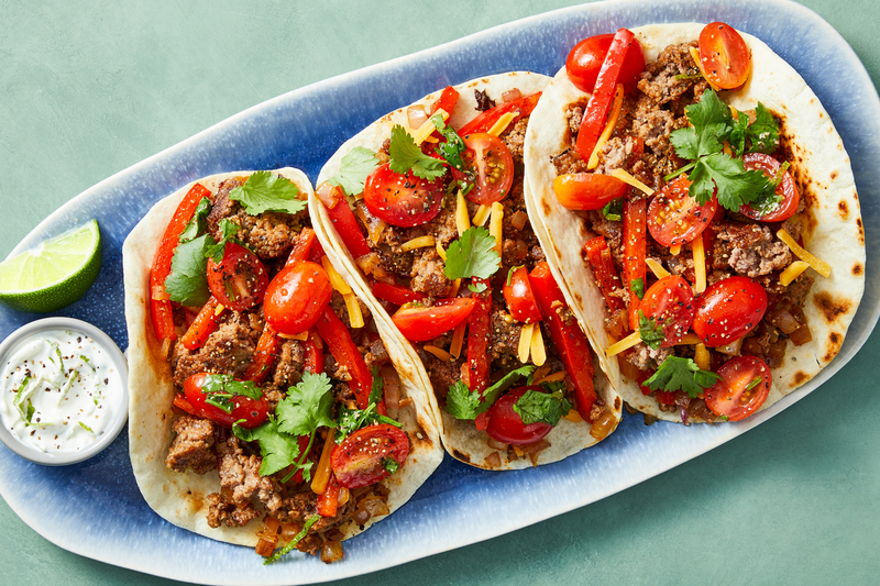 Fajitas au bœuf façon sud-ouest