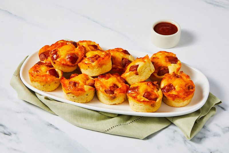 Mini Cornbread with Hot Dogs