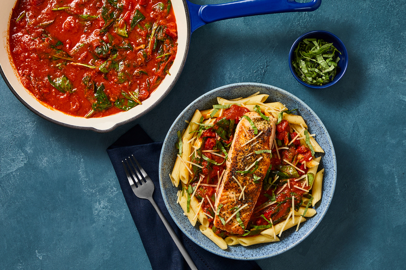 SuperQuick Salmon Pasta 