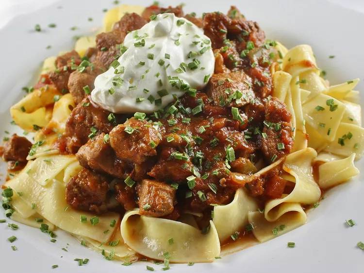 Hungarian Inspired Pork and Penne