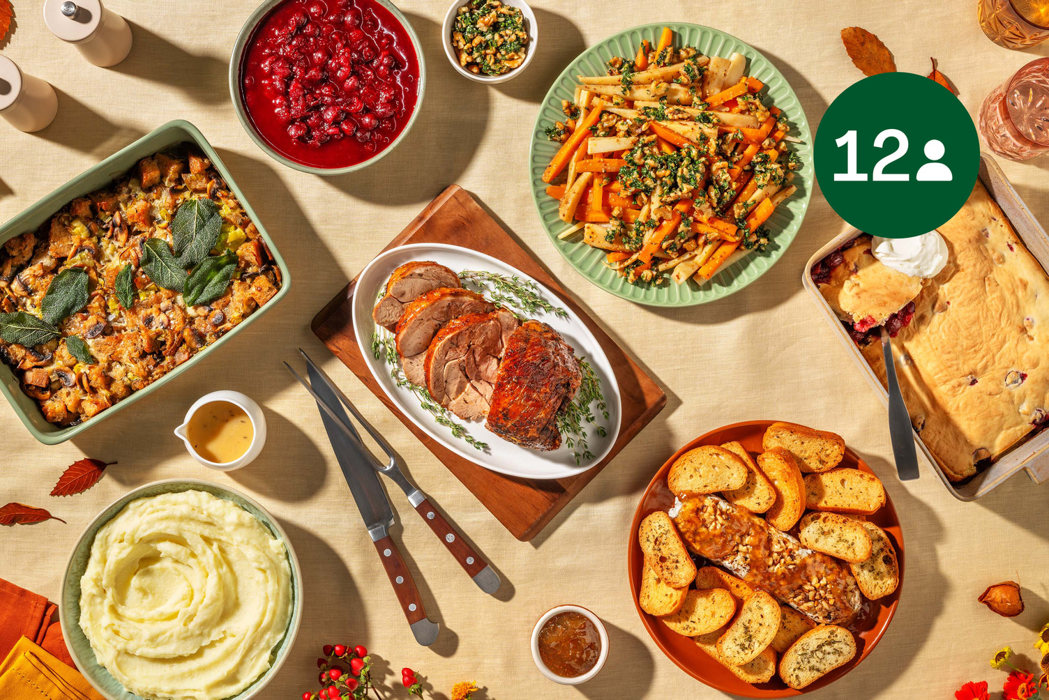 12 Person Thanksgiving Feast Bundle 
