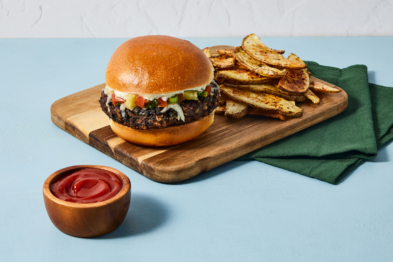 Jamaican Black Bean Patty Burgers