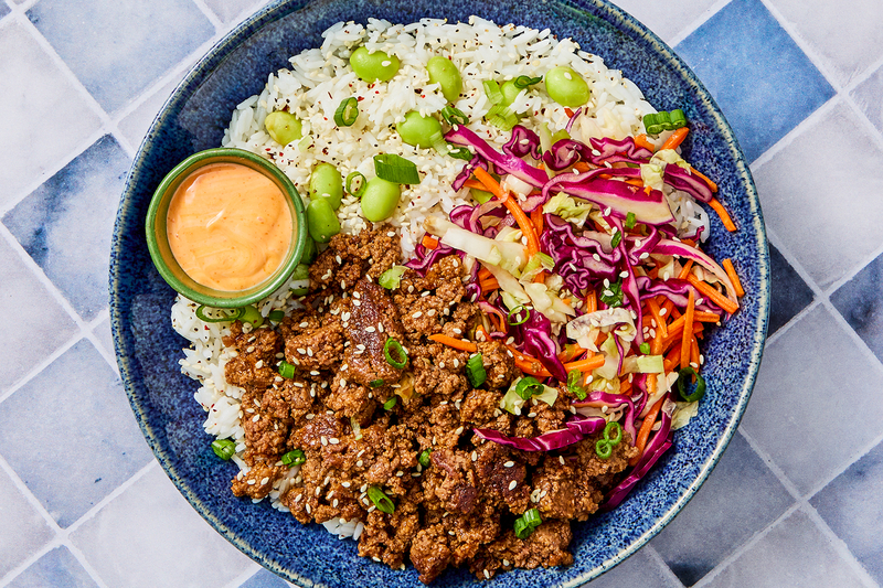 Bols super rapides de Beyond Meat® à la coréenne