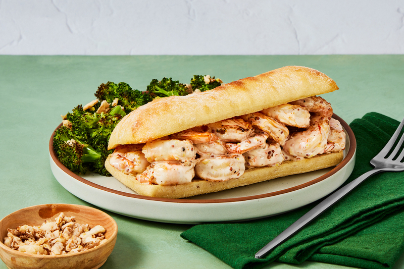 SuperQuick Lemon-Pepper Shrimp Rolls