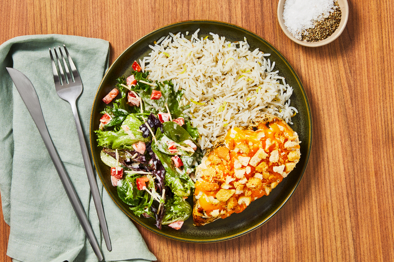 Cheesy Caesar Grilled Organic Chicken