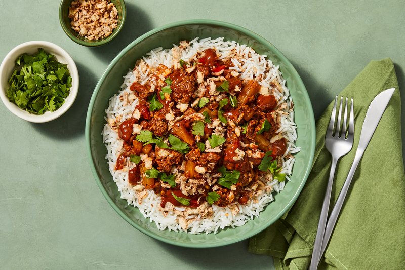 SuperQuick Plant-Based Protein Shred-and-Pineapple Bowls