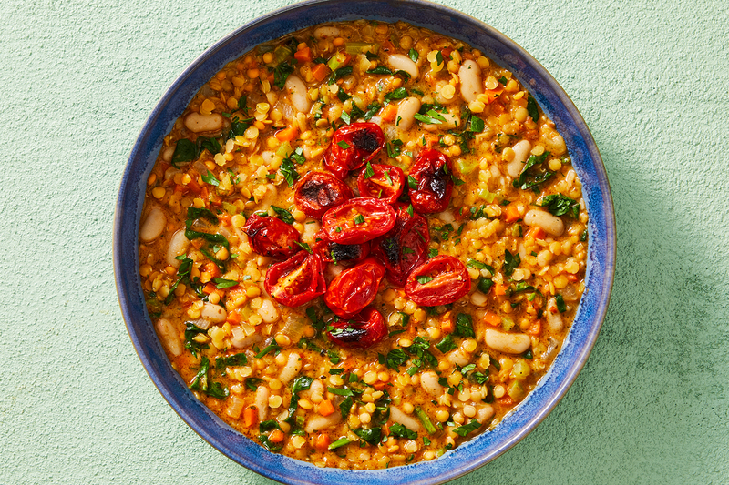 Tuscan-Inspired Bean-and-Lentil Stew