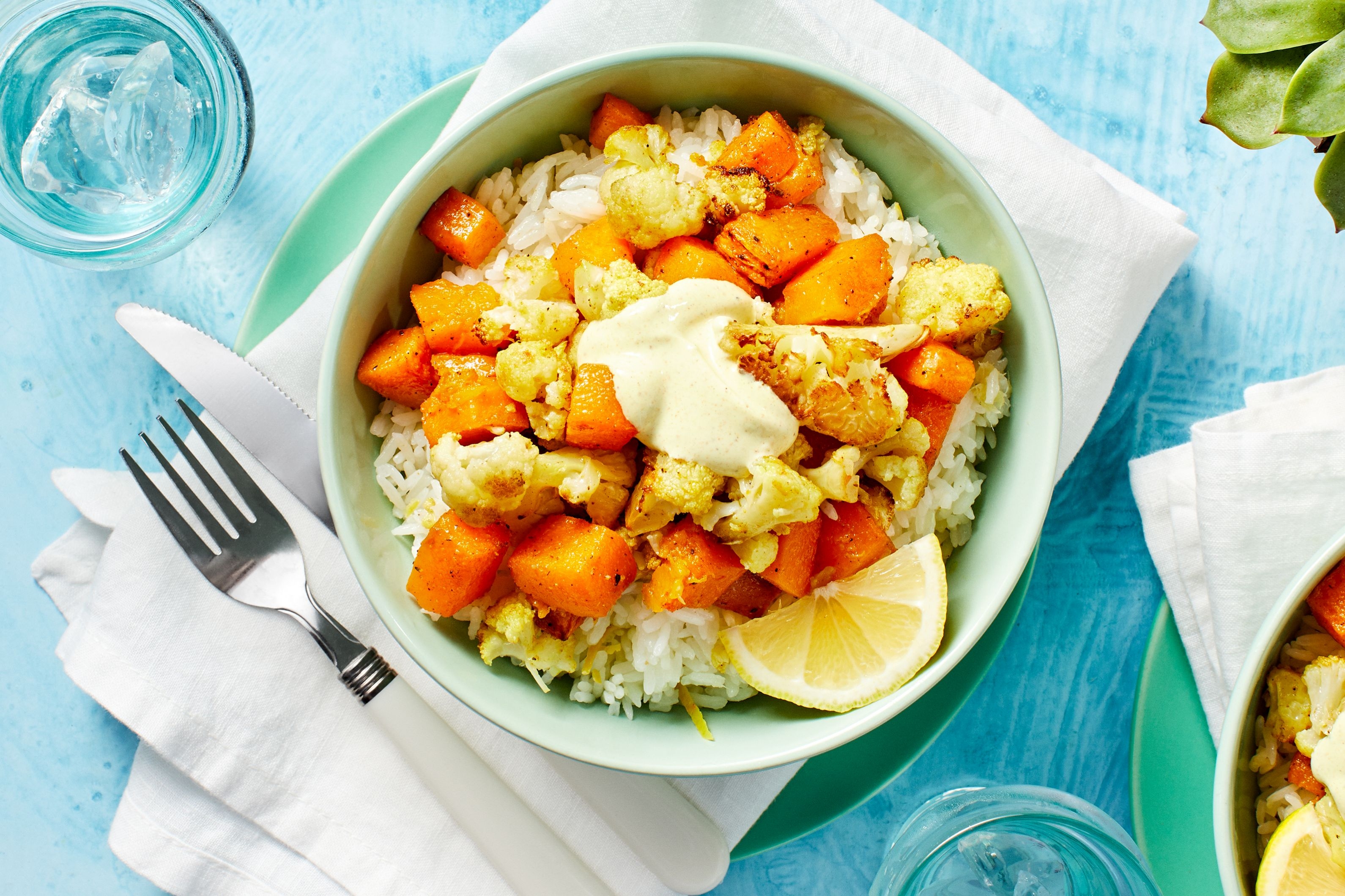 Curry-Spiced Cauliflower and Squash