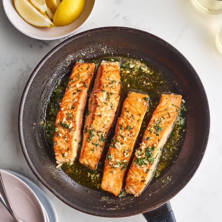 Garlic Butter Roasted Salmon