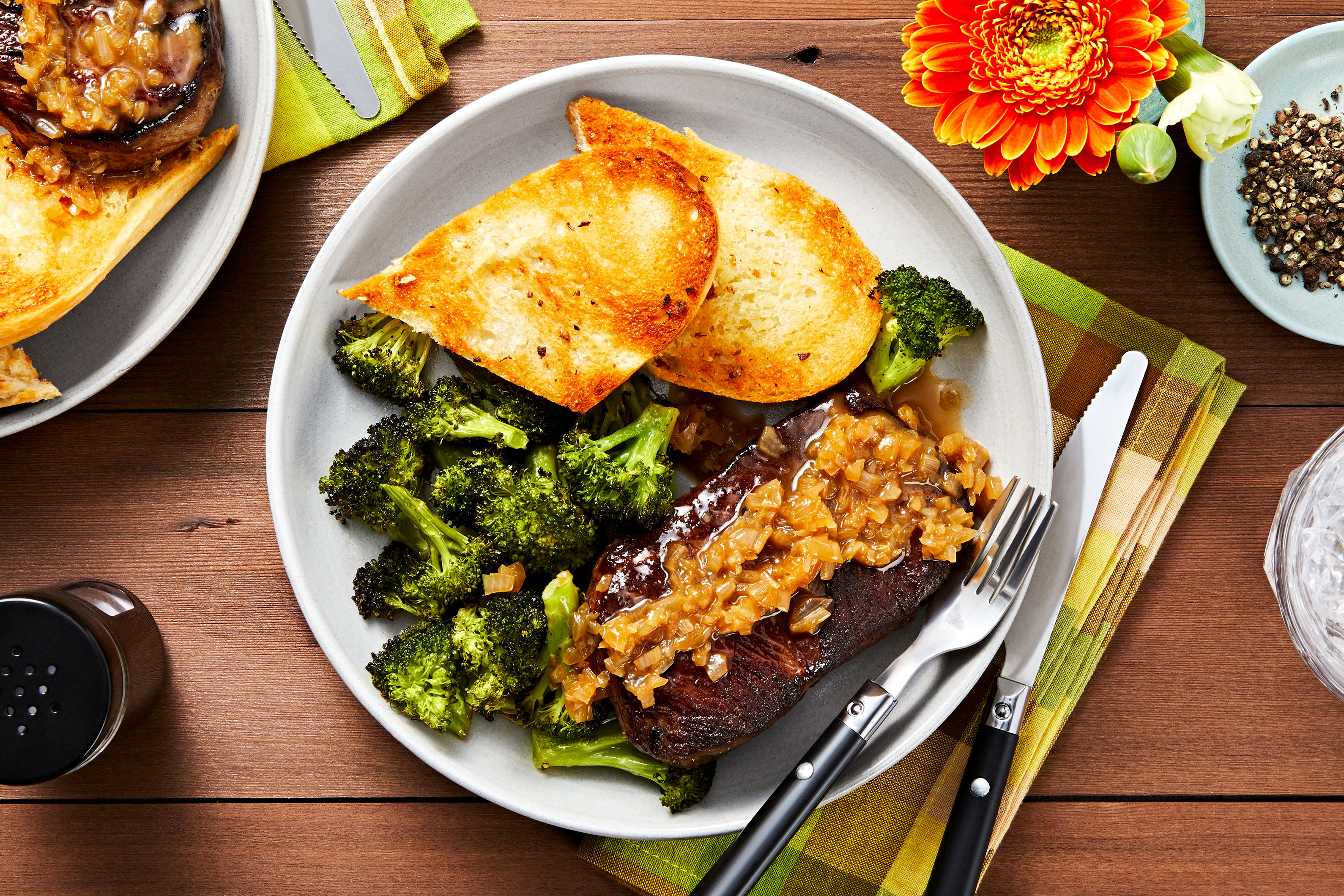 Sirloin and Shallot Pan Sauce