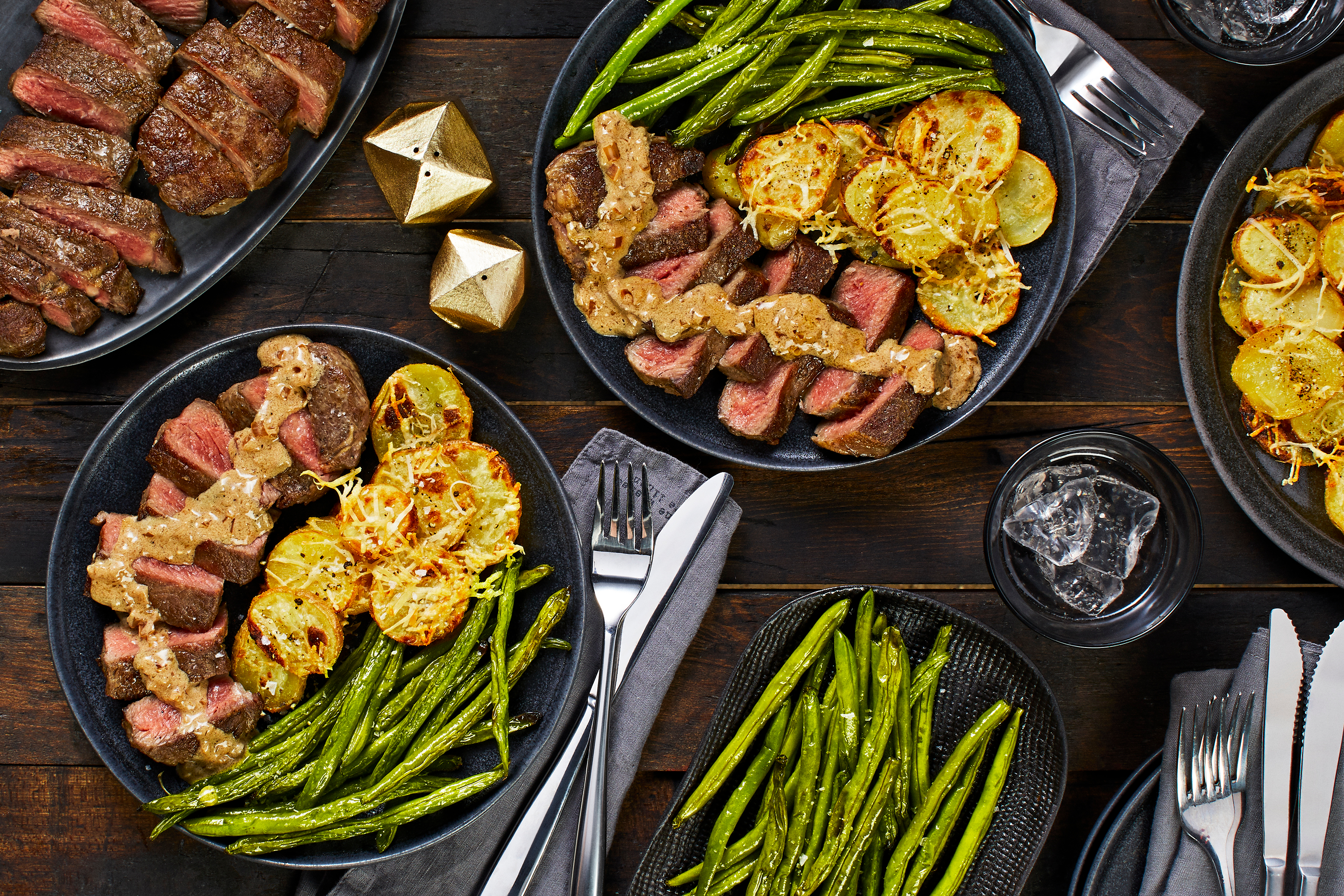 Sirloin and Sherry-Shallot Sauce