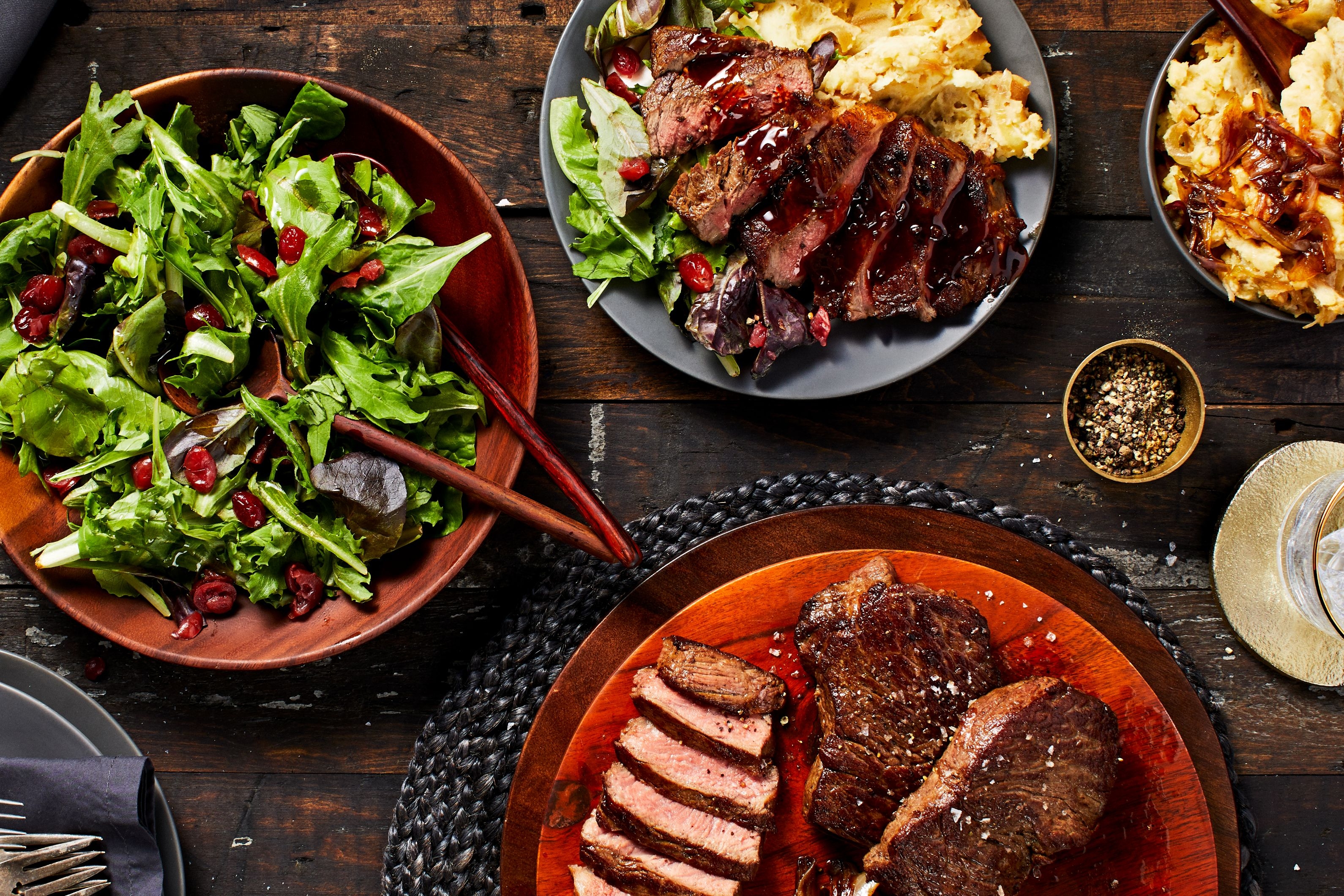 Pan-Seared Sirloin and Demi-Glace Sauce