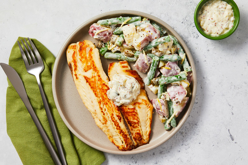 Smart Tilapia with Horseradish Remoulade
