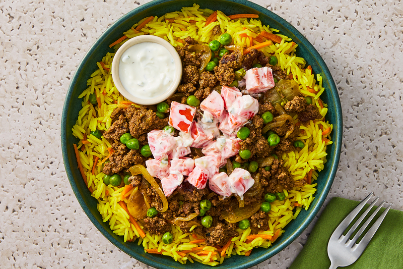 Bols de bœuf au cari à l’indienne super rapides