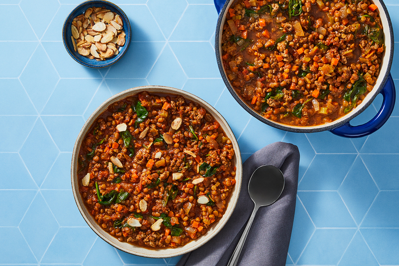 SuperQuick Moroccan-Spiced Beef Lentil Stew