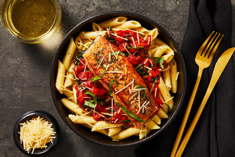 Pâtes au saumon super rapides